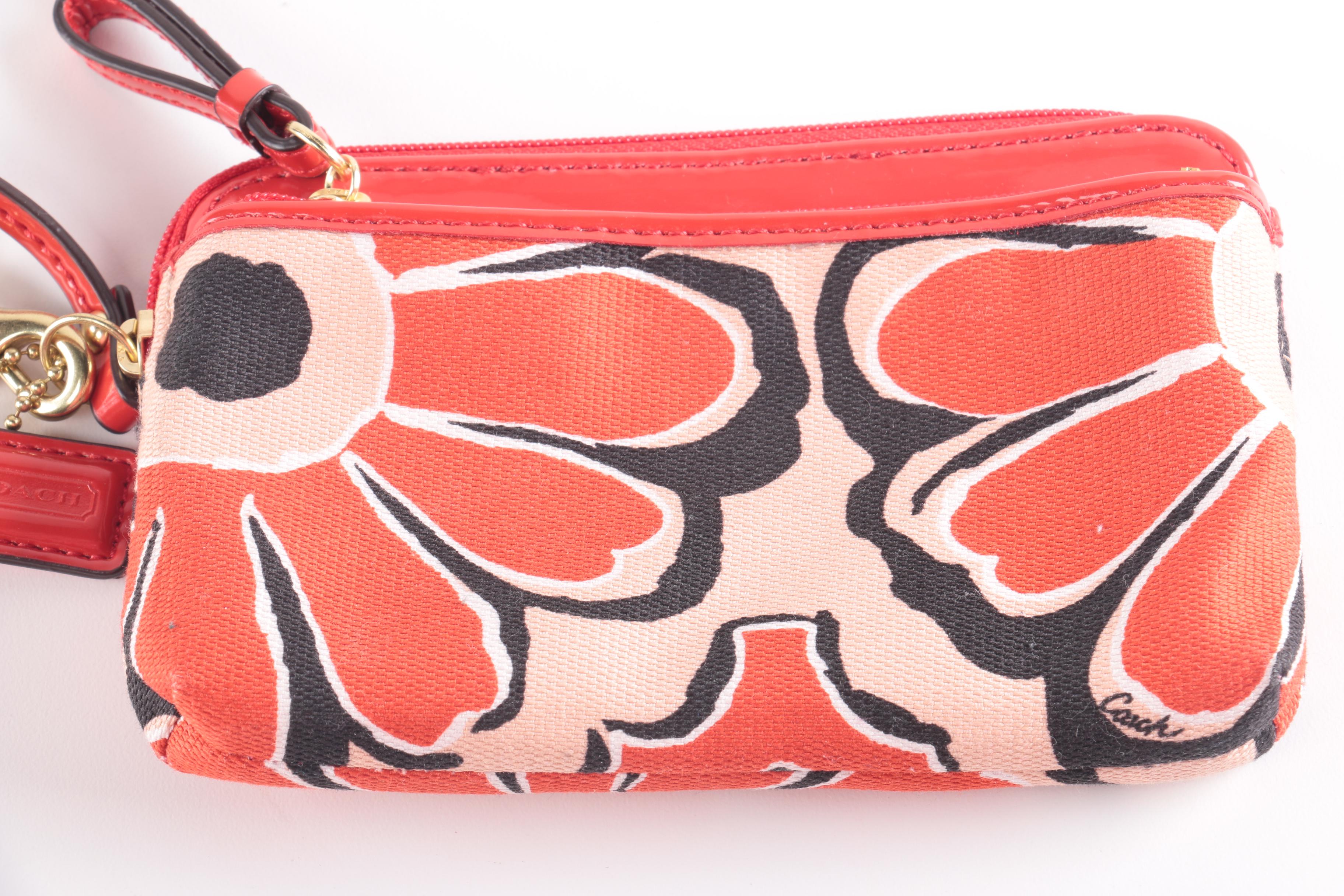 Coach Floral Wristlets