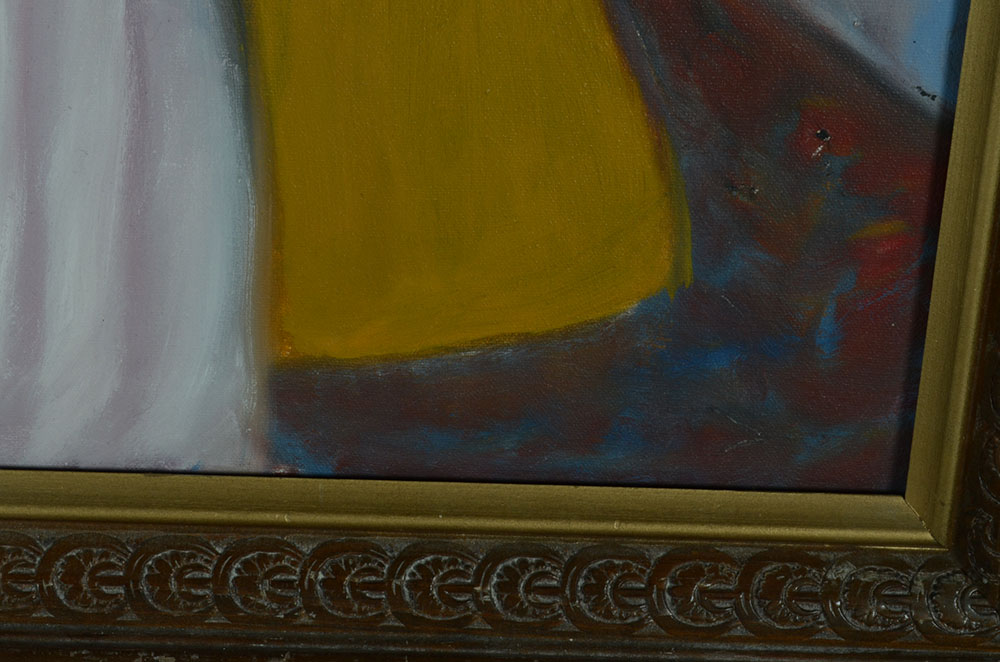 Original Oil on Canvas of Nude Bather