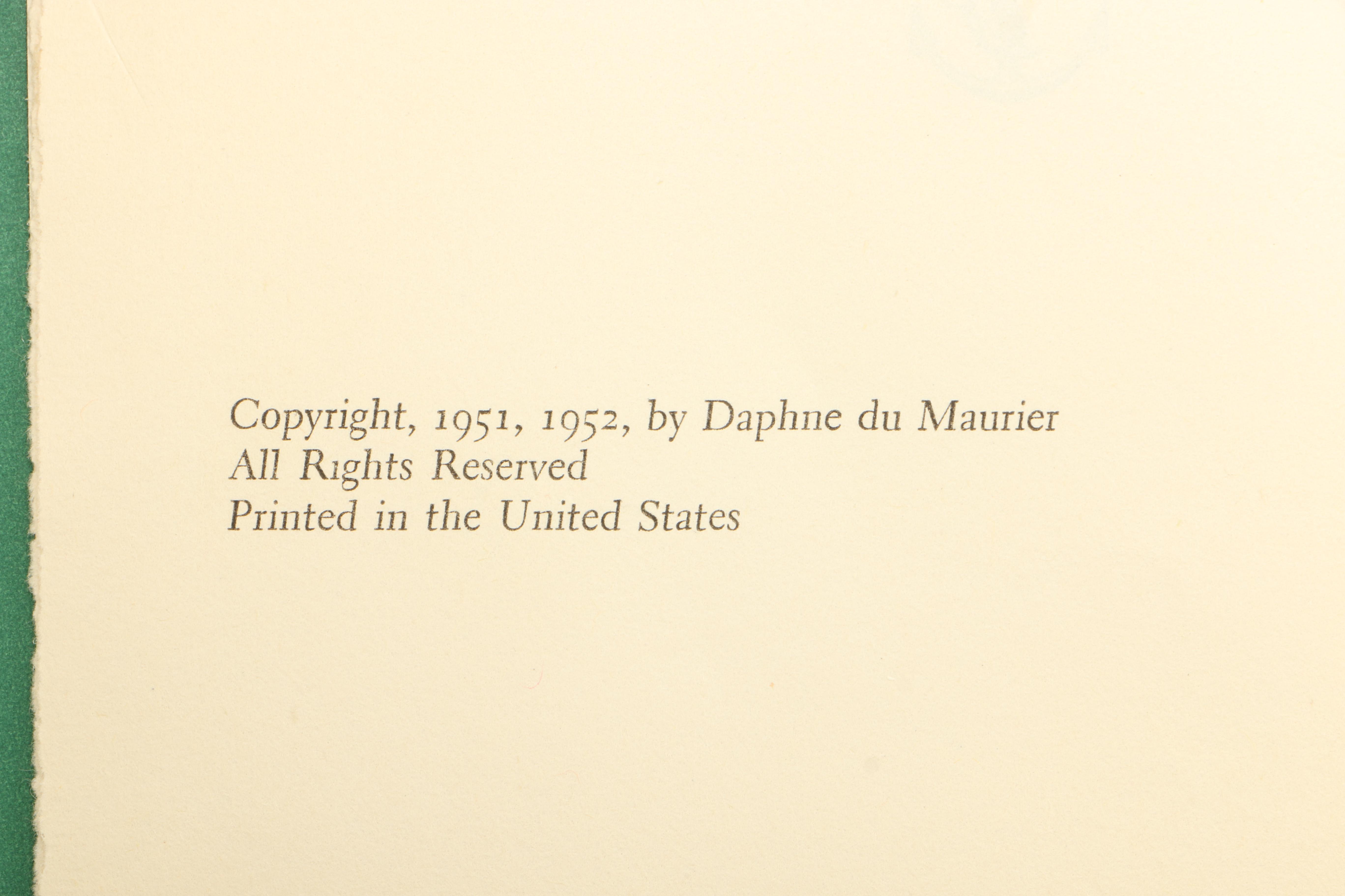 1952 "My Cousin Rachel" by Daphne du Maurier