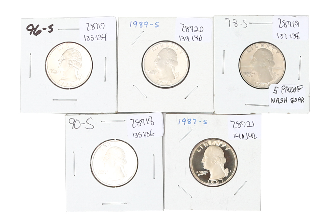 Collection Of Modern Quarters Including Proofs