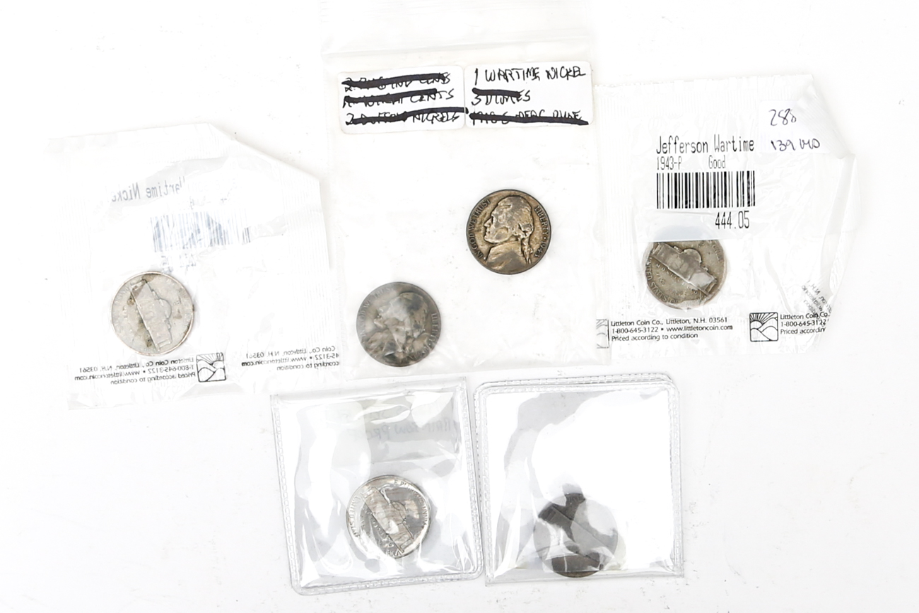 Very Large Assortment Of Jefferson Nickels