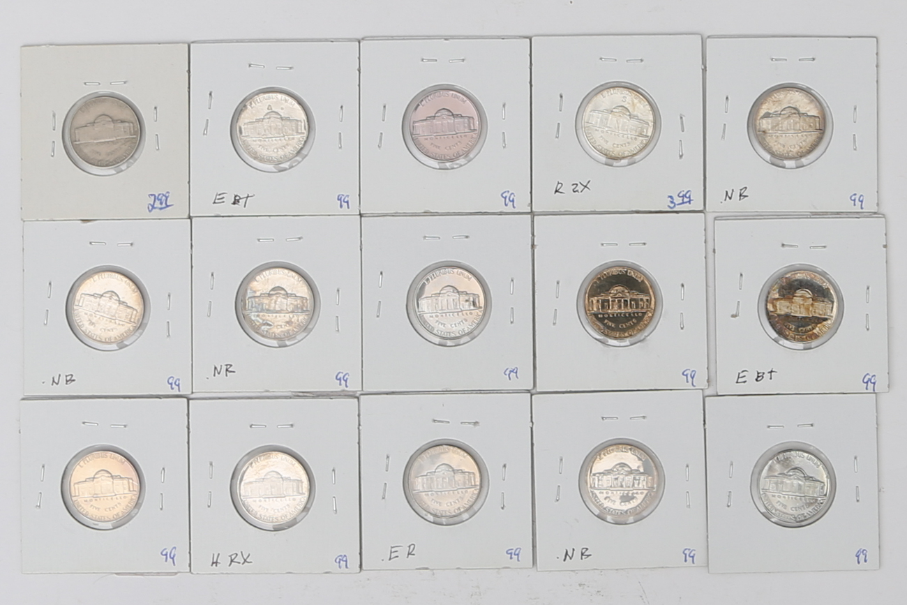 Very Large Assortment Of Jefferson Nickels