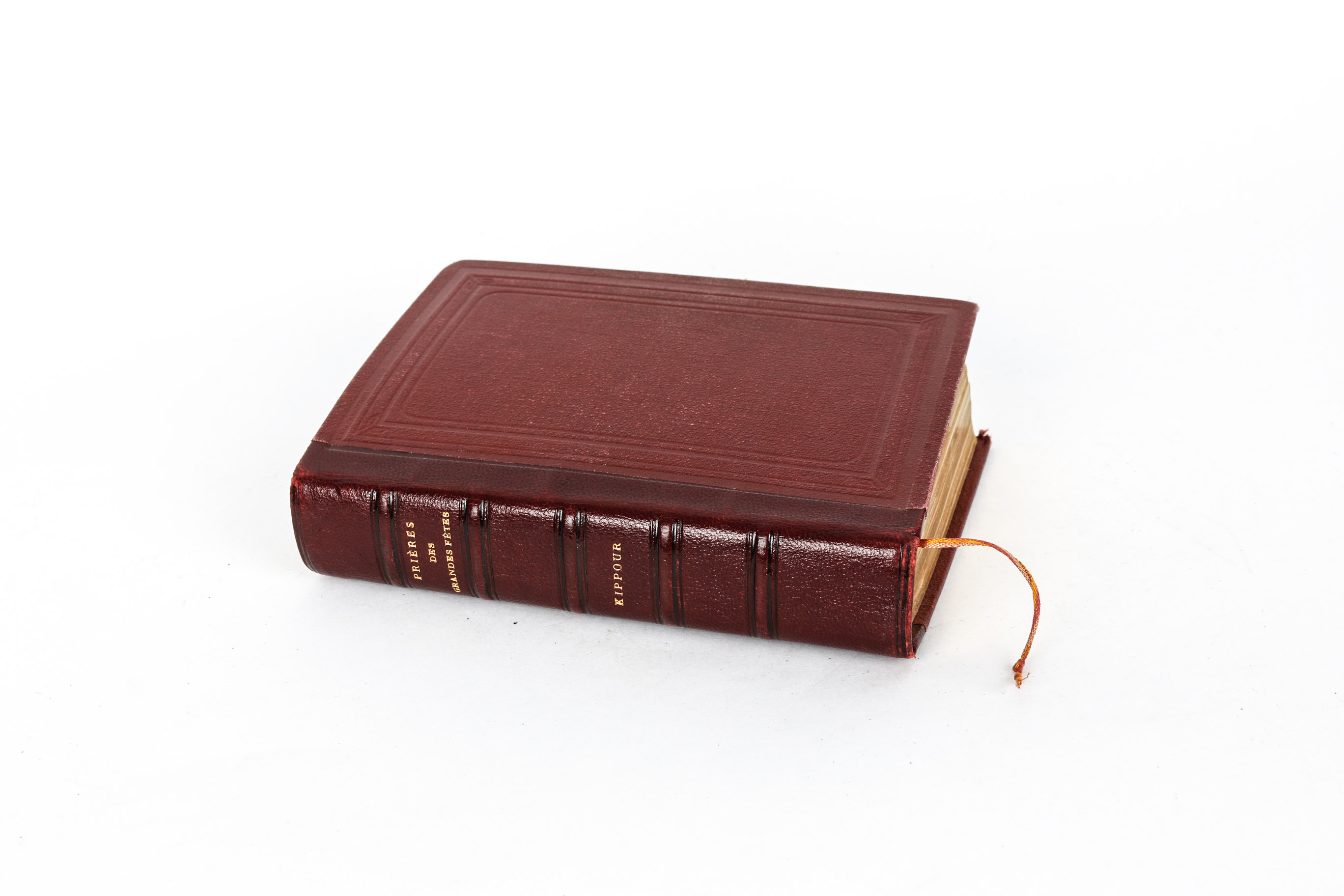 Antique "KIPPOUR: Prières des Grandes Fêtes a L'usage des Israélites du Rite Séfarad" Traduction Française by A. Créhange