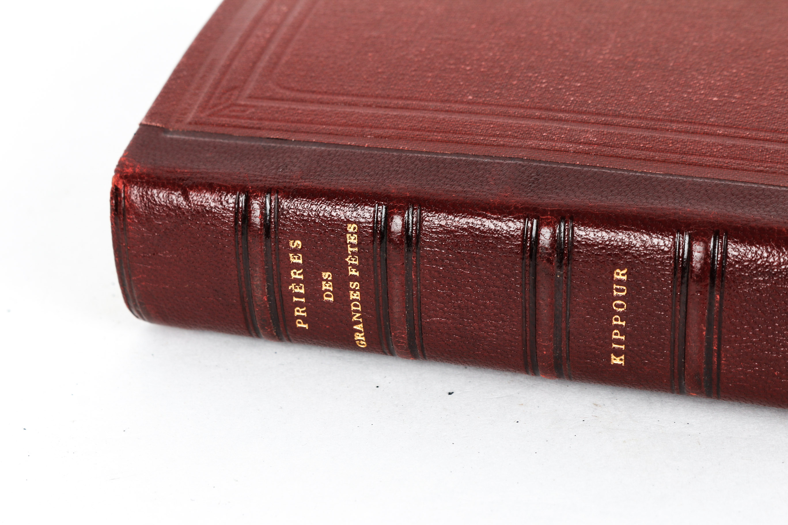 Antique "KIPPOUR: Prières des Grandes Fêtes a L'usage des Israélites du Rite Séfarad" Traduction Française by A. Créhange