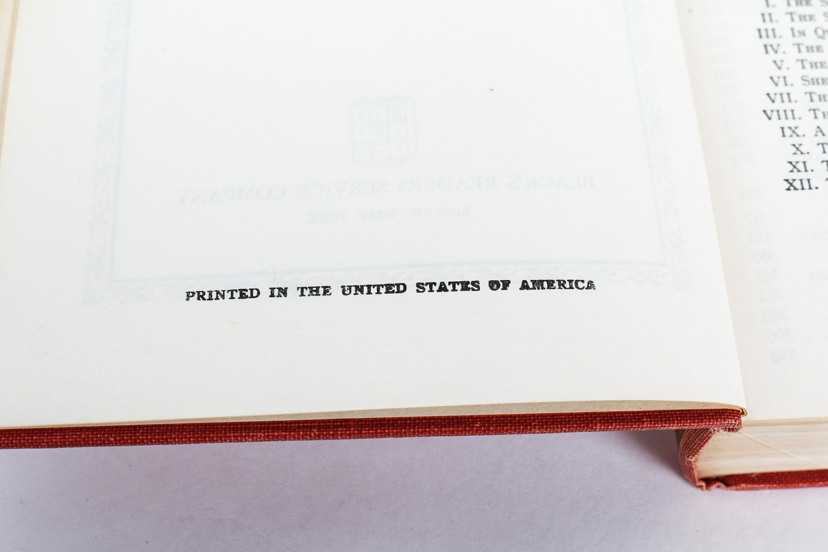 Collection of Blacks Readers Service Company Books