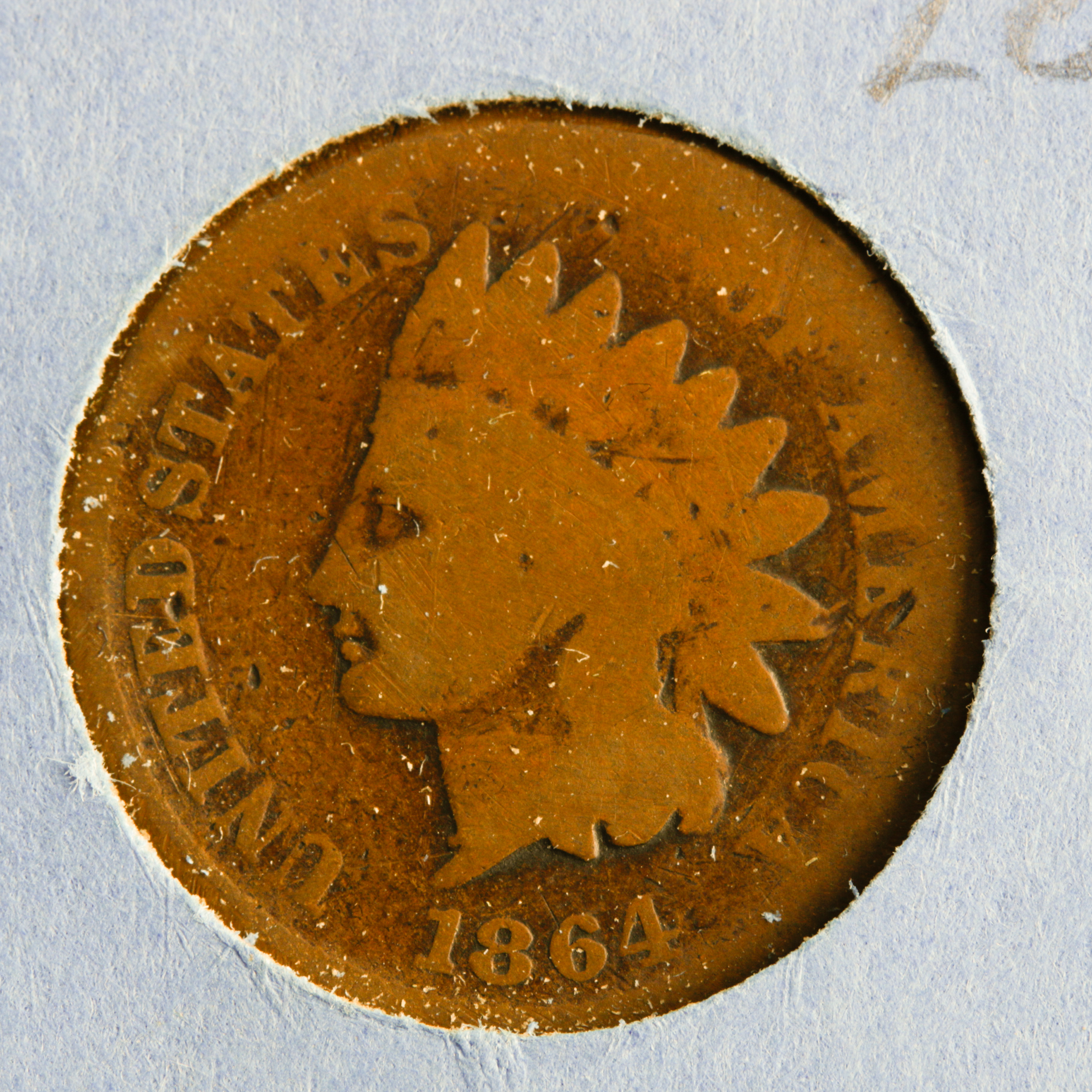 Group of 25 Flying Eagle and Indian Head cents in a Whitman Coin Folder Ranging in Age from 1857 to 1908