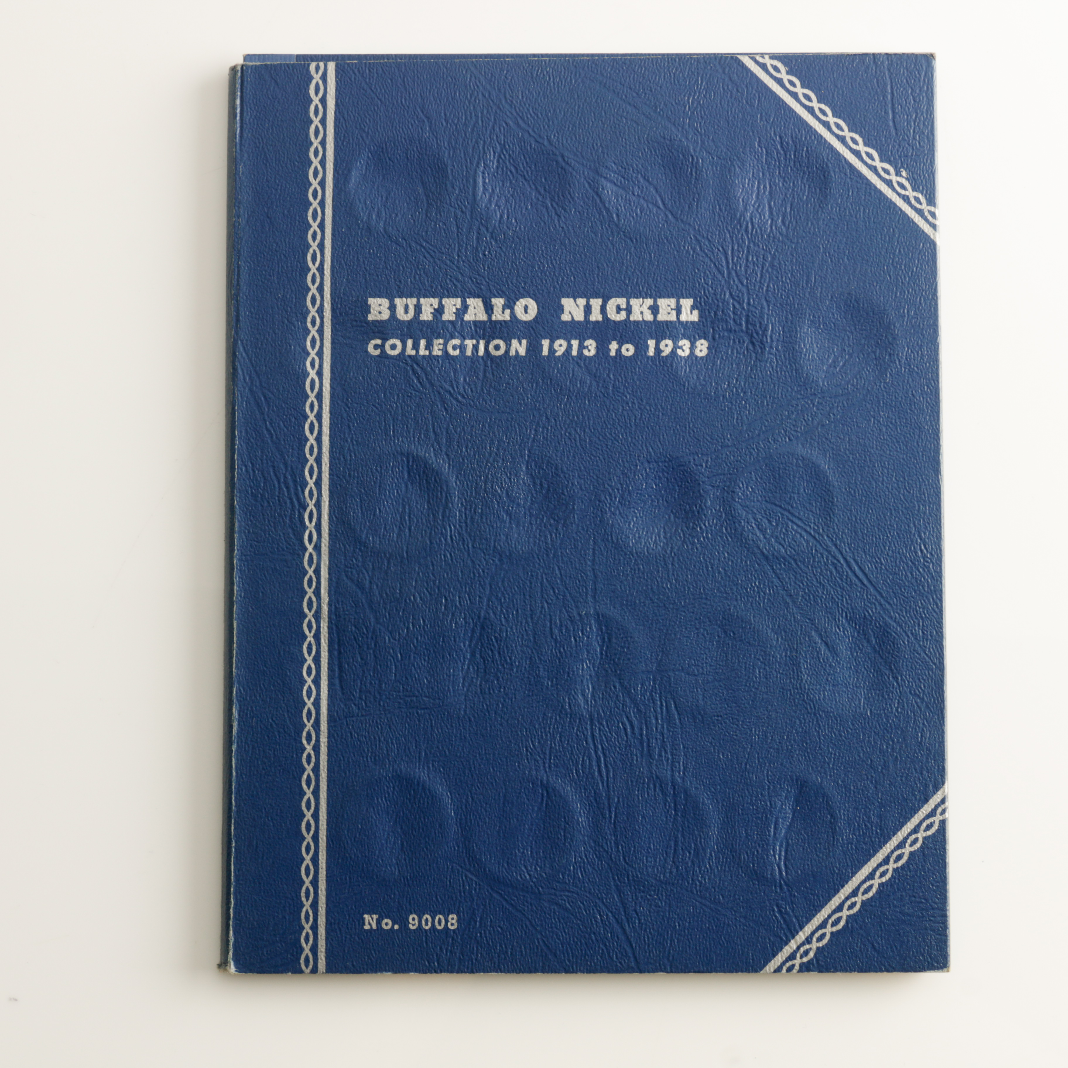 Group of 42 Buffalo Nickels in a Whitman Coin Folder Ranging in Age from 1913 to 1938