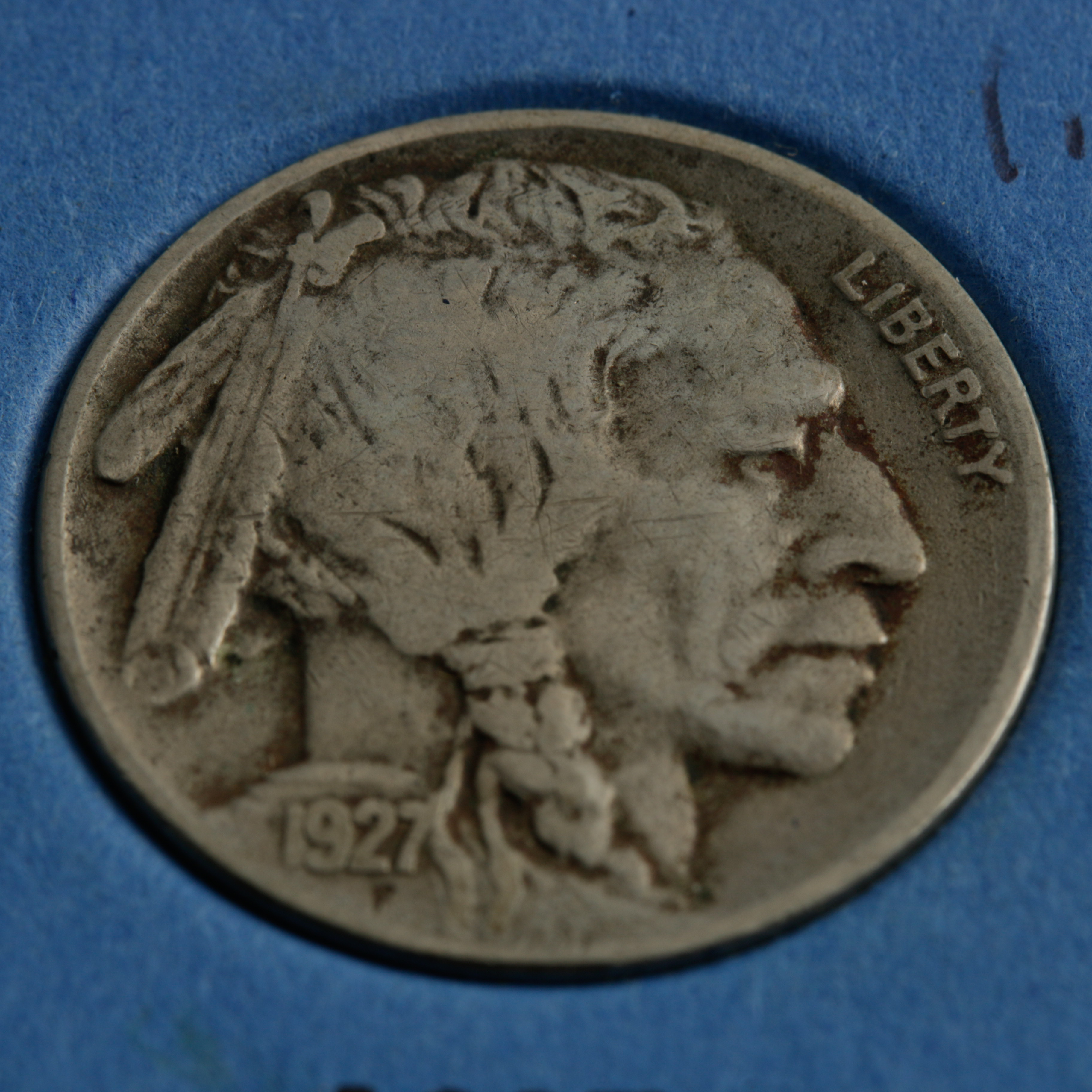 Group of 42 Buffalo Nickels in a Whitman Coin Folder Ranging in Age from 1913 to 1938