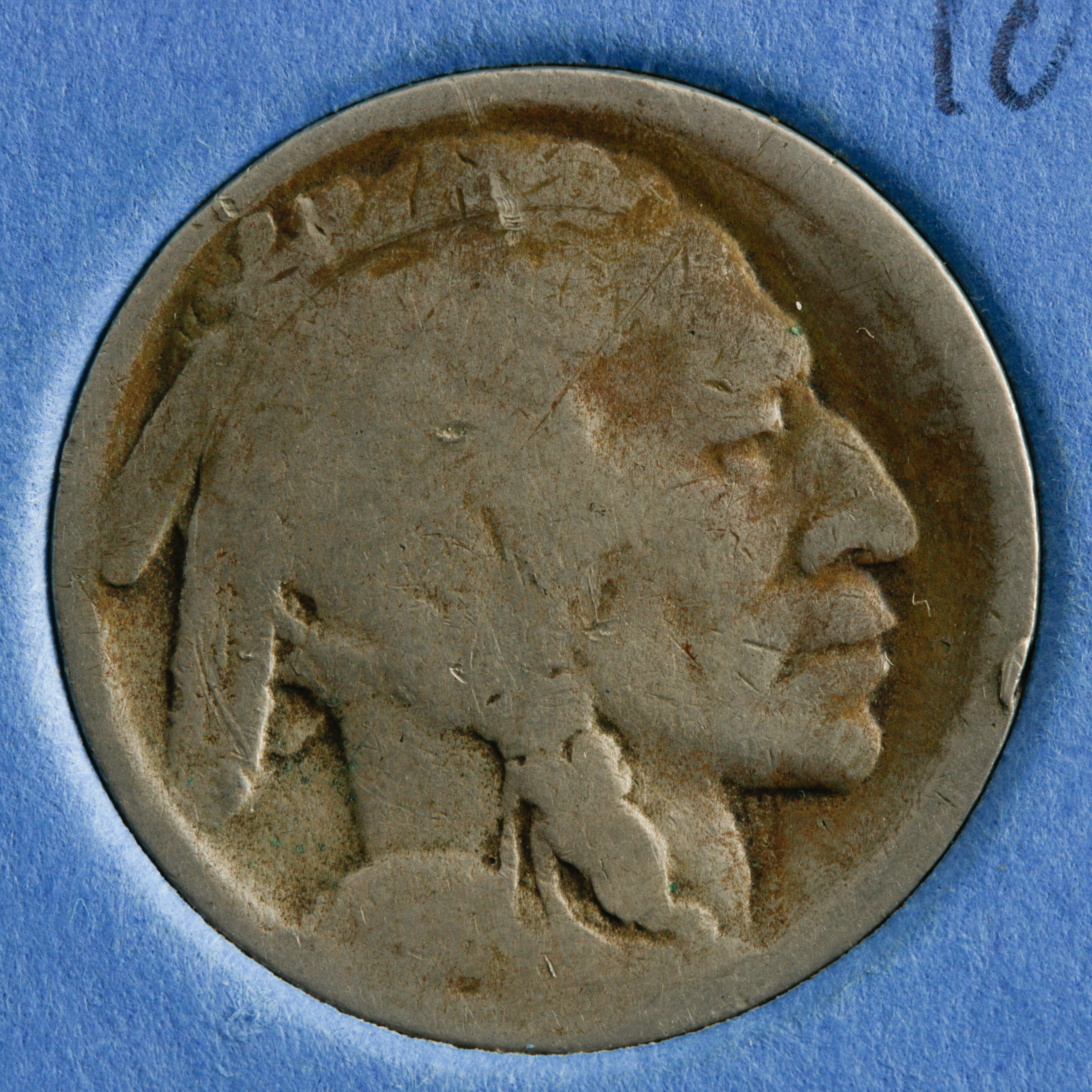 Group of 42 Buffalo Nickels in a Whitman Coin Folder Ranging in Age from 1913 to 1938