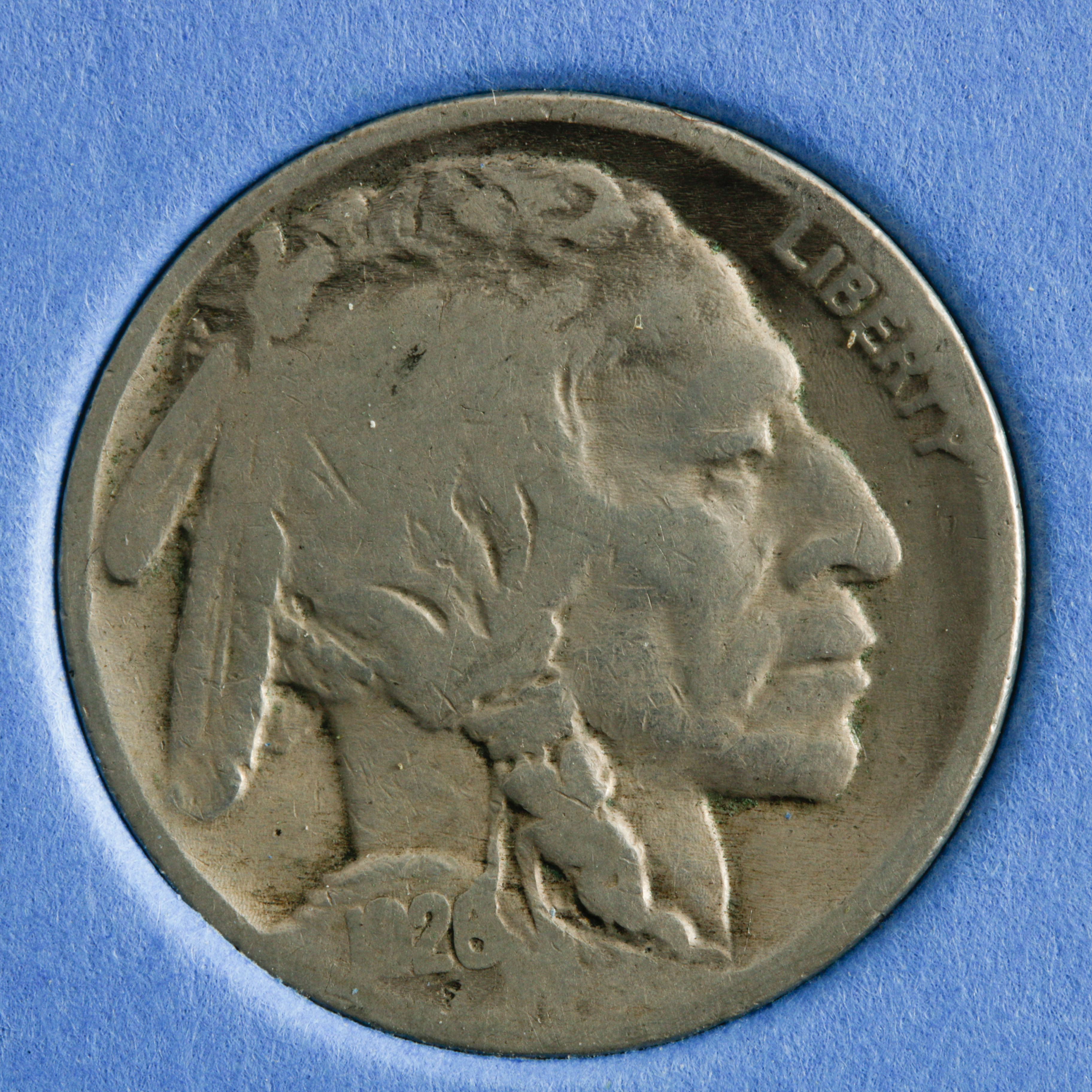 Group of 23 Buffalo Nickels in a Whitman Coin Folder Ranging in Age from 1913 to 1938