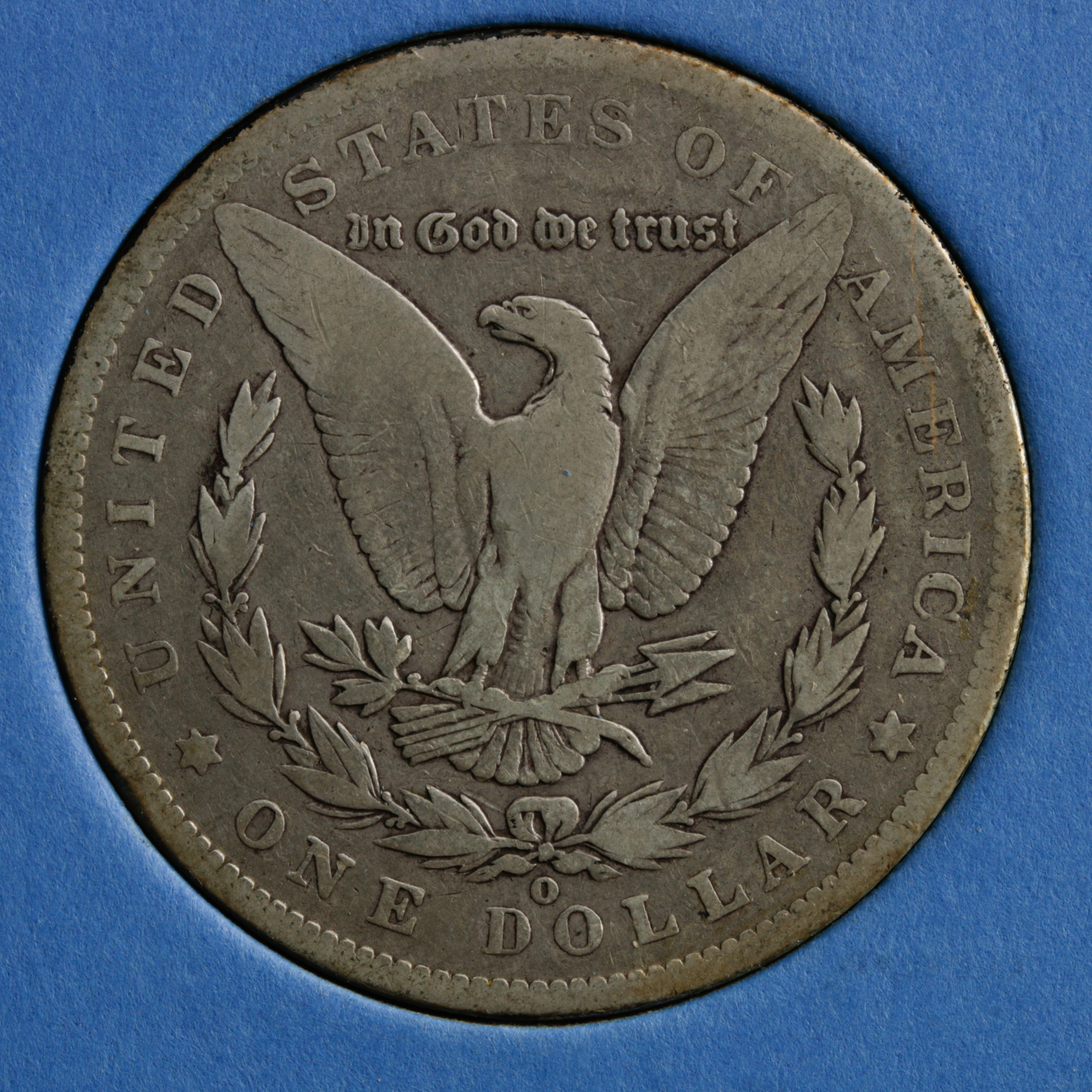 Group of 9 Silver Morgan Dollars in a Whitman Coin Folder Ranging in Age from 1884 to 1890