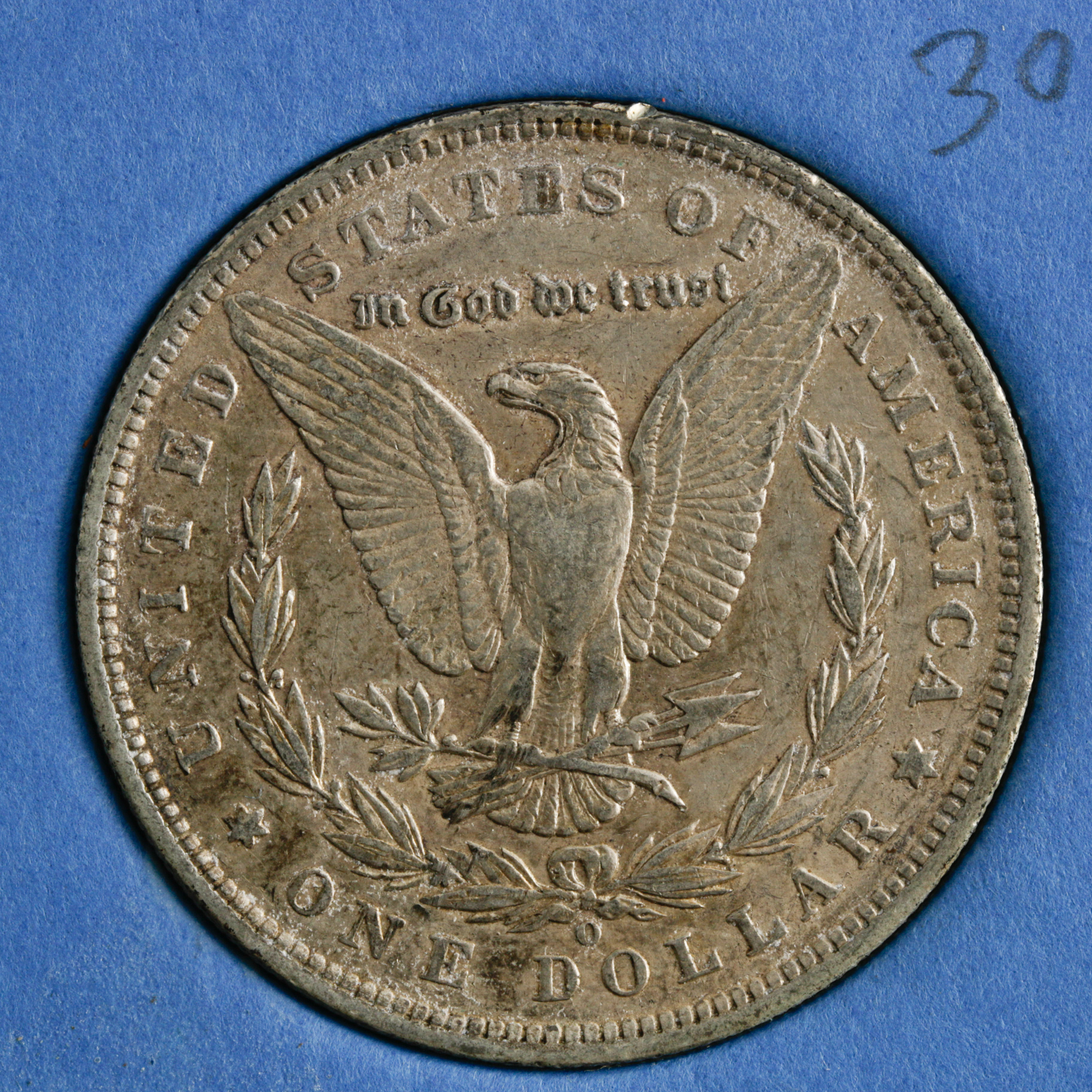 Group of 4 Silver Morgan Dollars in a Whitman Coin Folder Ranging in Age from 1891 to 1896