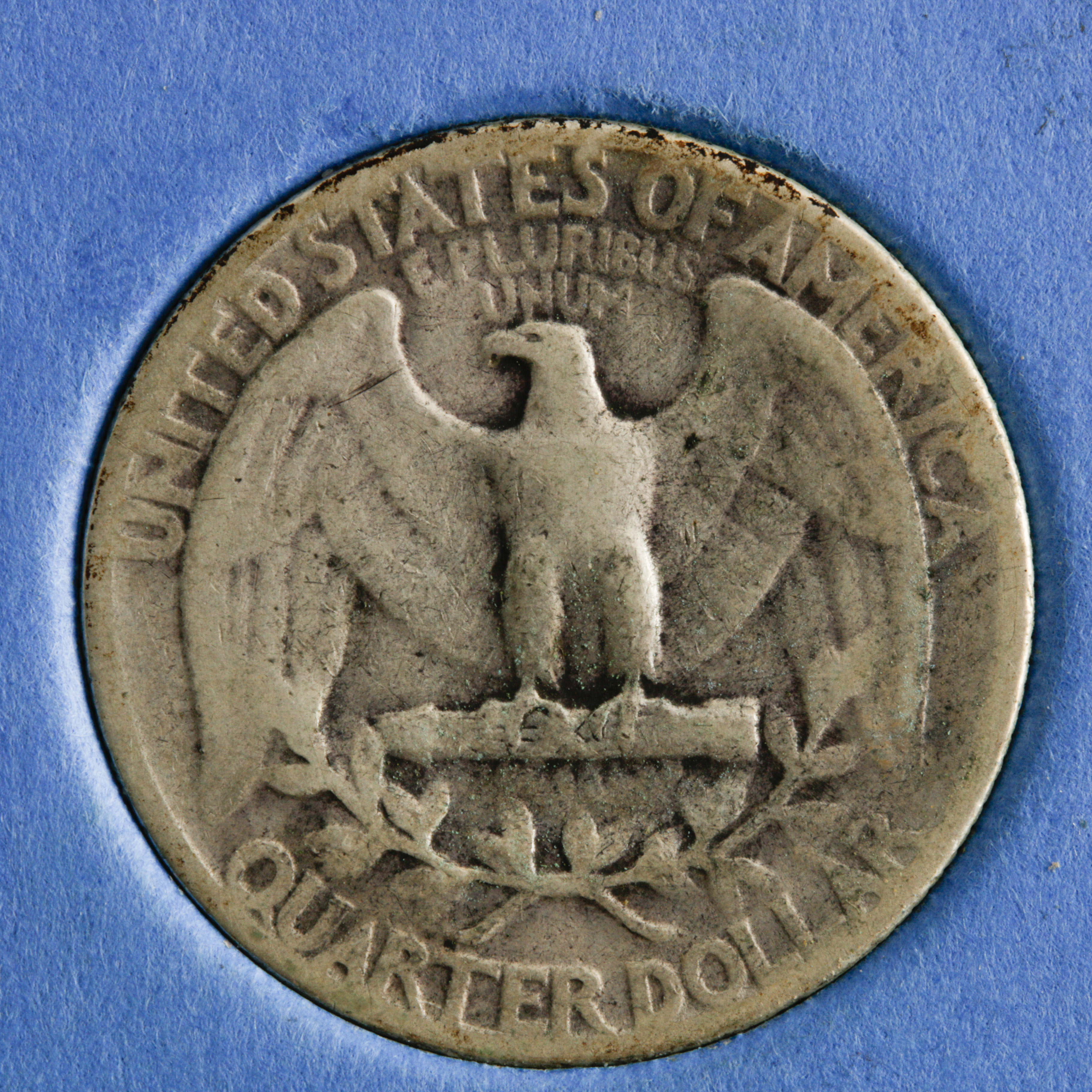 Group of 34 George Washington Silver Quarters in a Whitman Coin Folder Ranging in Age from 1932 to 1945