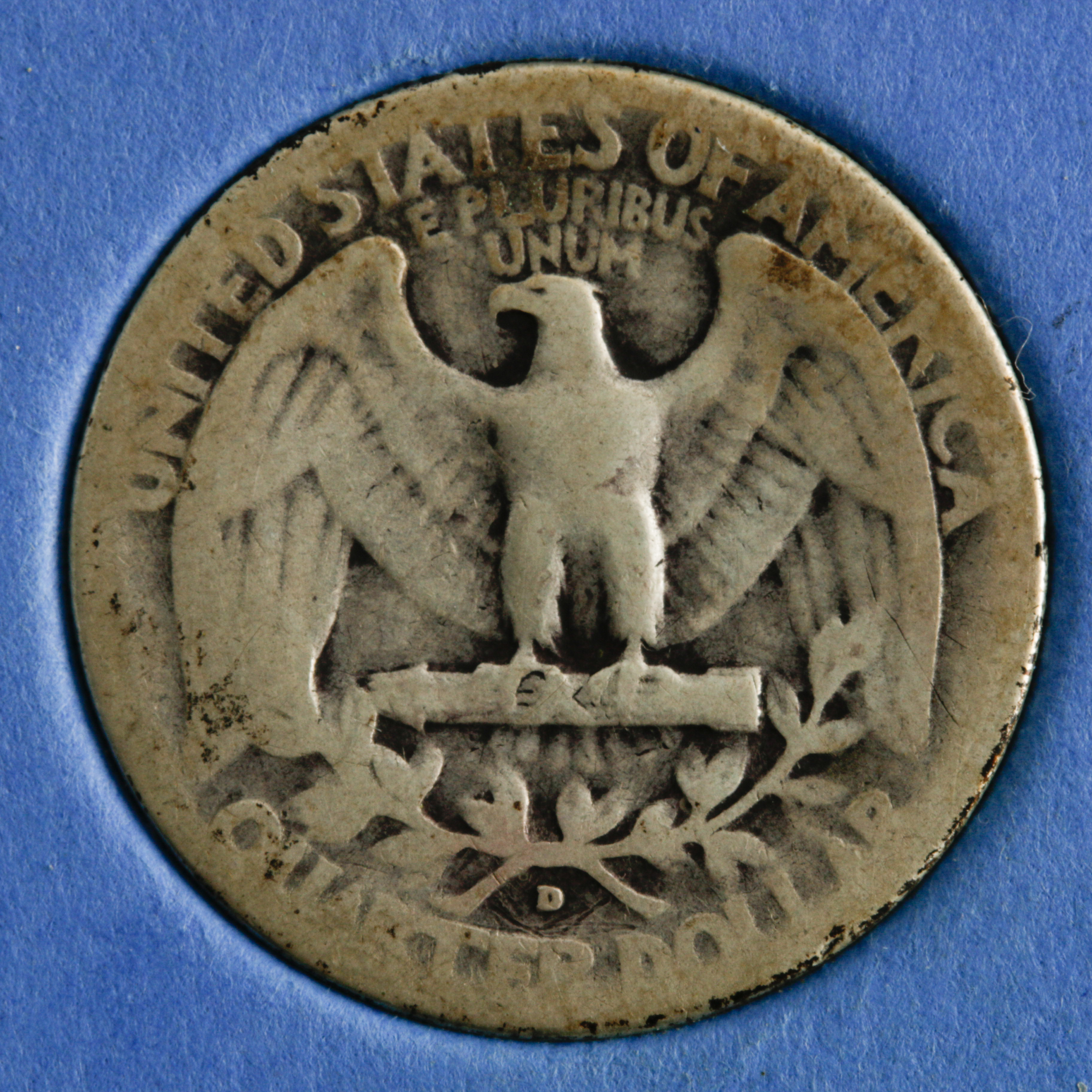 Group of 34 George Washington Silver Quarters in a Whitman Coin Folder Ranging in Age from 1932 to 1945