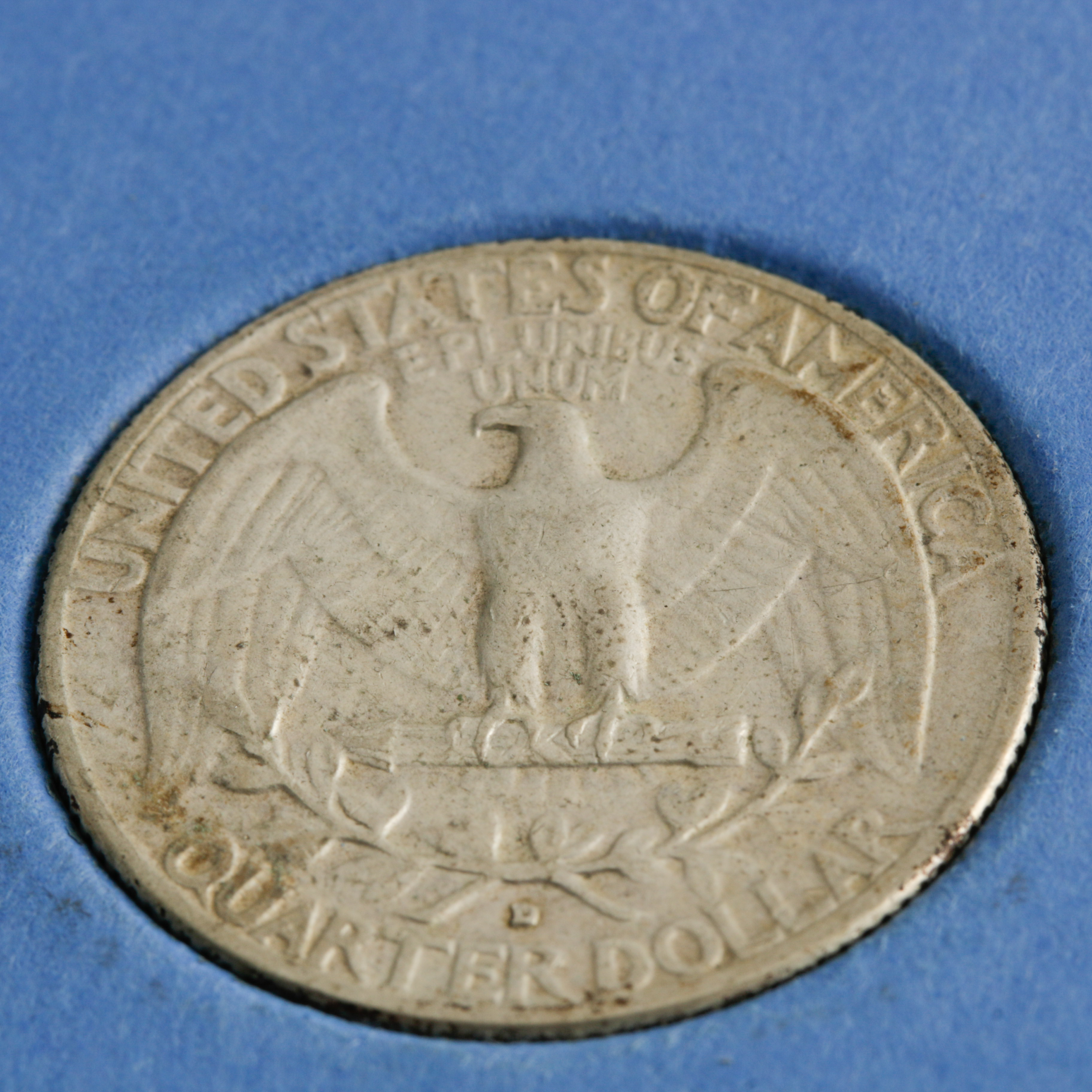 Group of 36 George Washington Silver Quarters in a Whitman Coin Folder Ranging in Age from 1946 to 1959