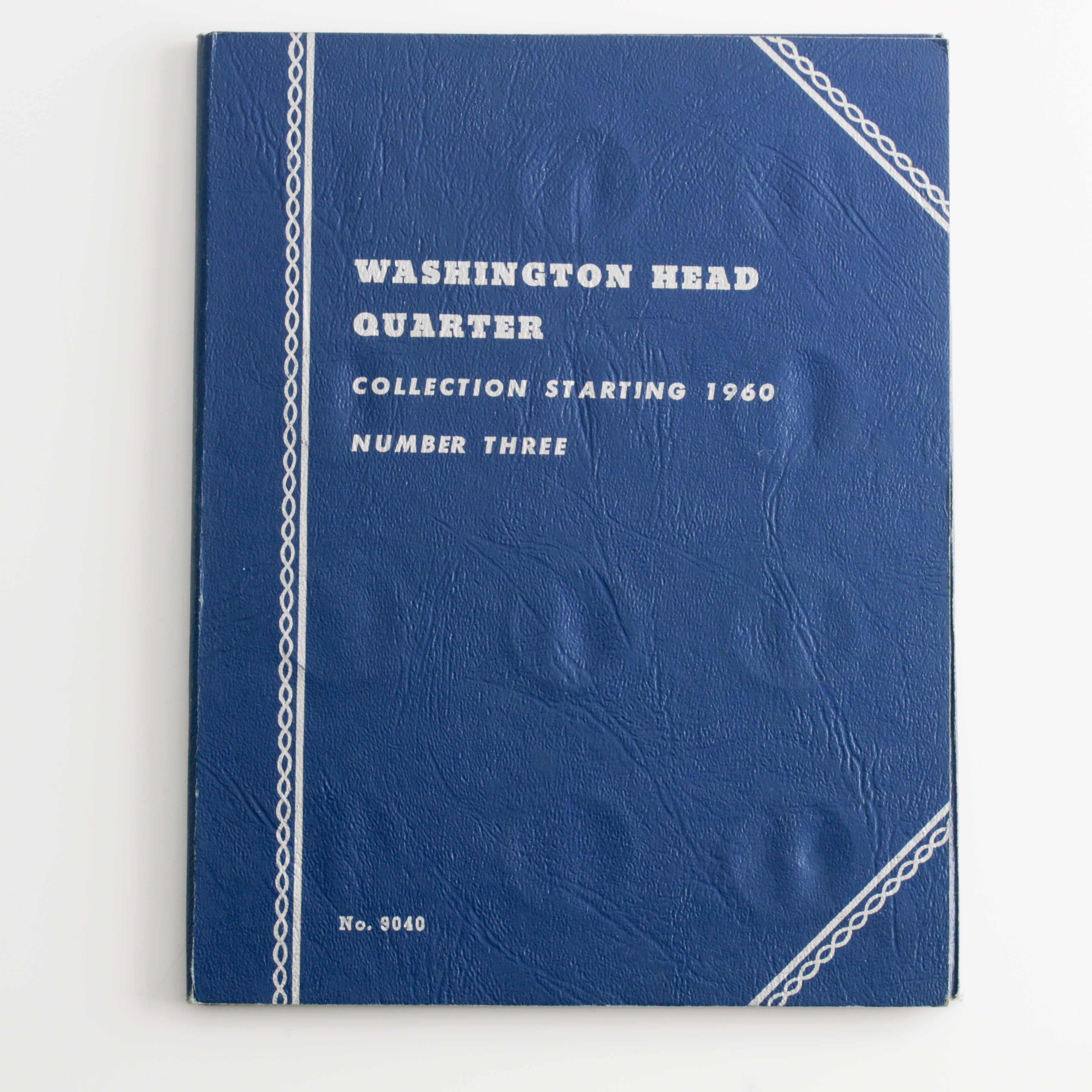 Group of 10 George Washington Silver Quarters in a Whitman Coin Folder Ranging in Age from 1960 to 1964