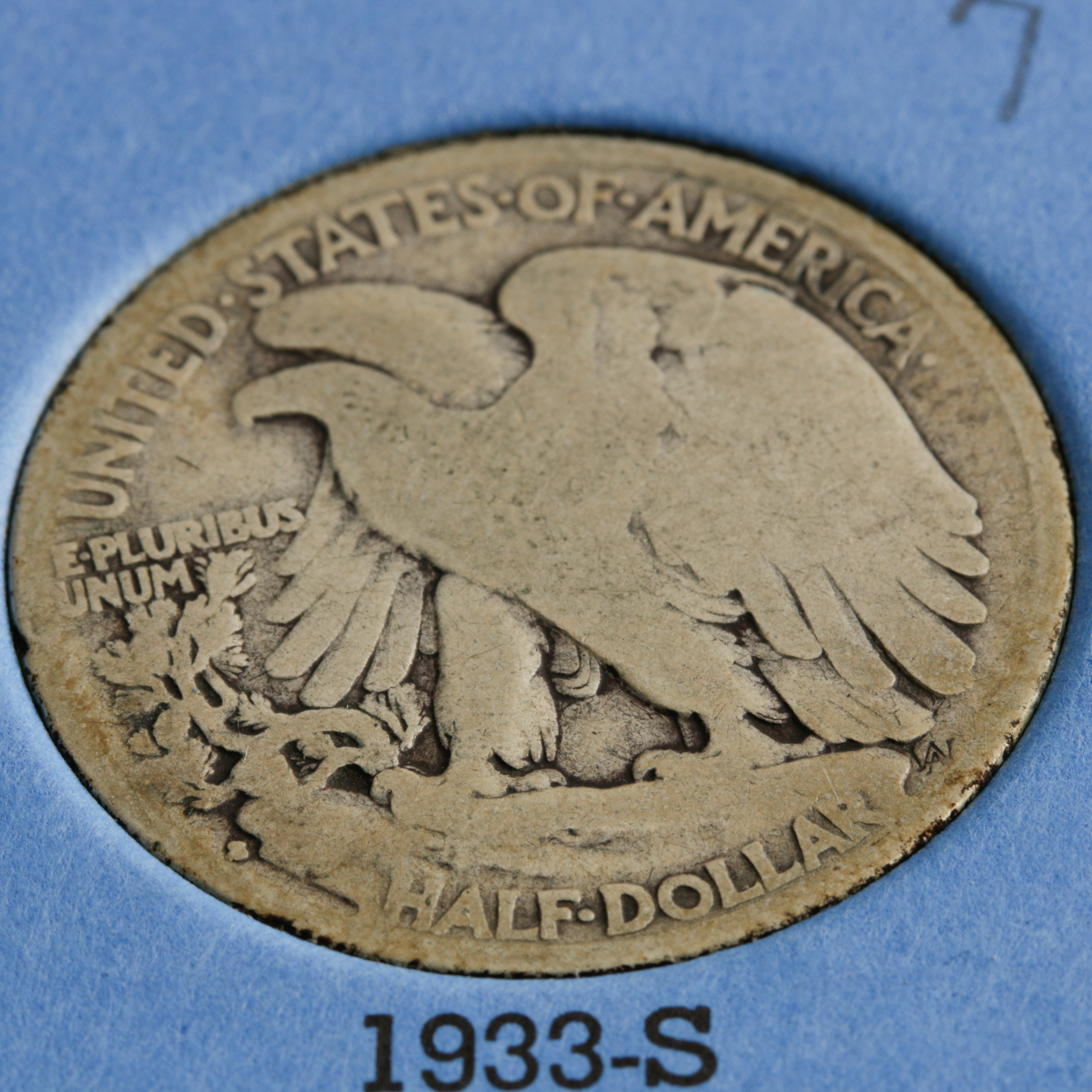 Group of 14 Walking Liberty Silver Half Dollars in a Whitman Coin Folder Ranging in Age from 1917 to 1936