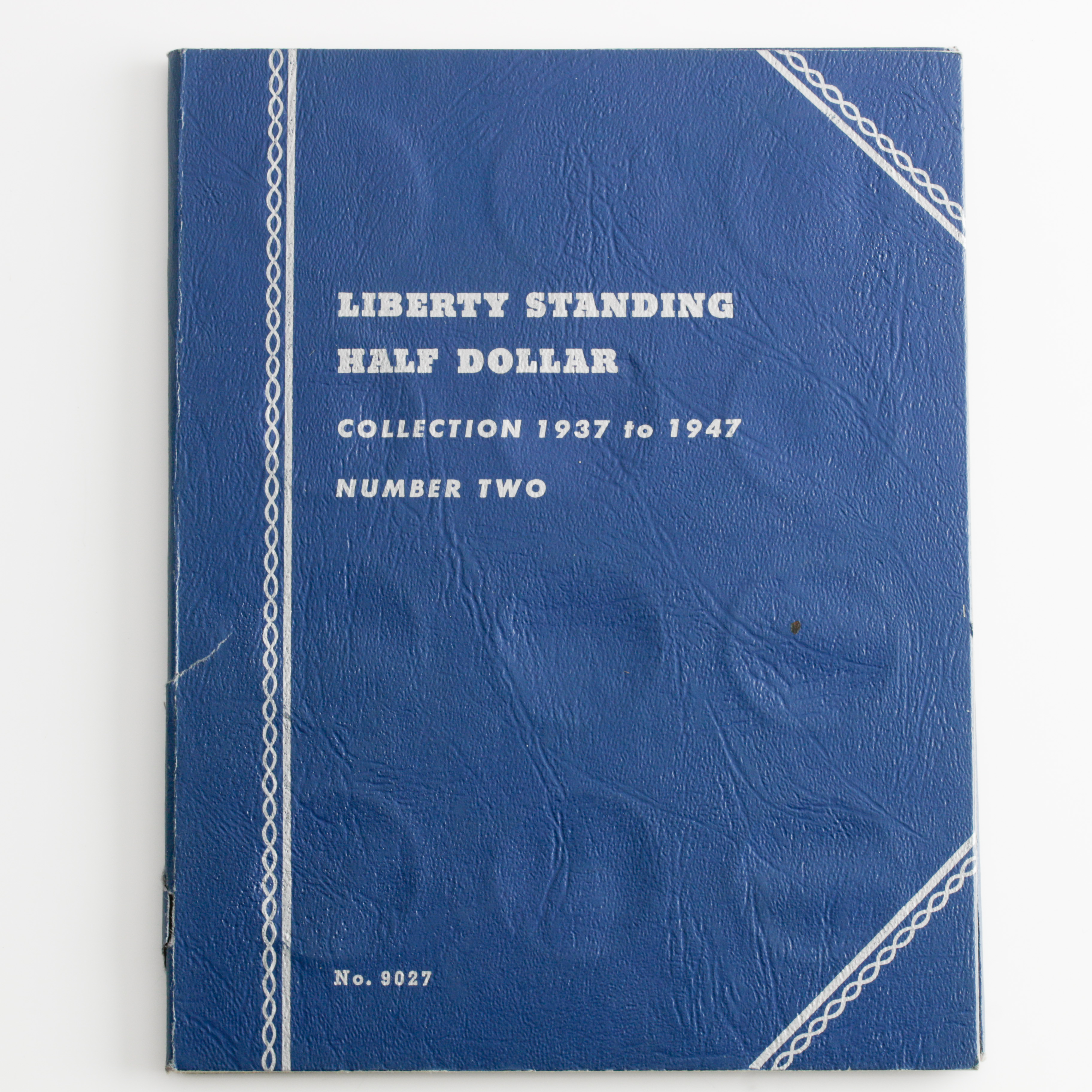 Group of 26 Walking Liberty Silver Half Dollars in a Whitman Coin Folder Ranging in Age from 1937 to 1947