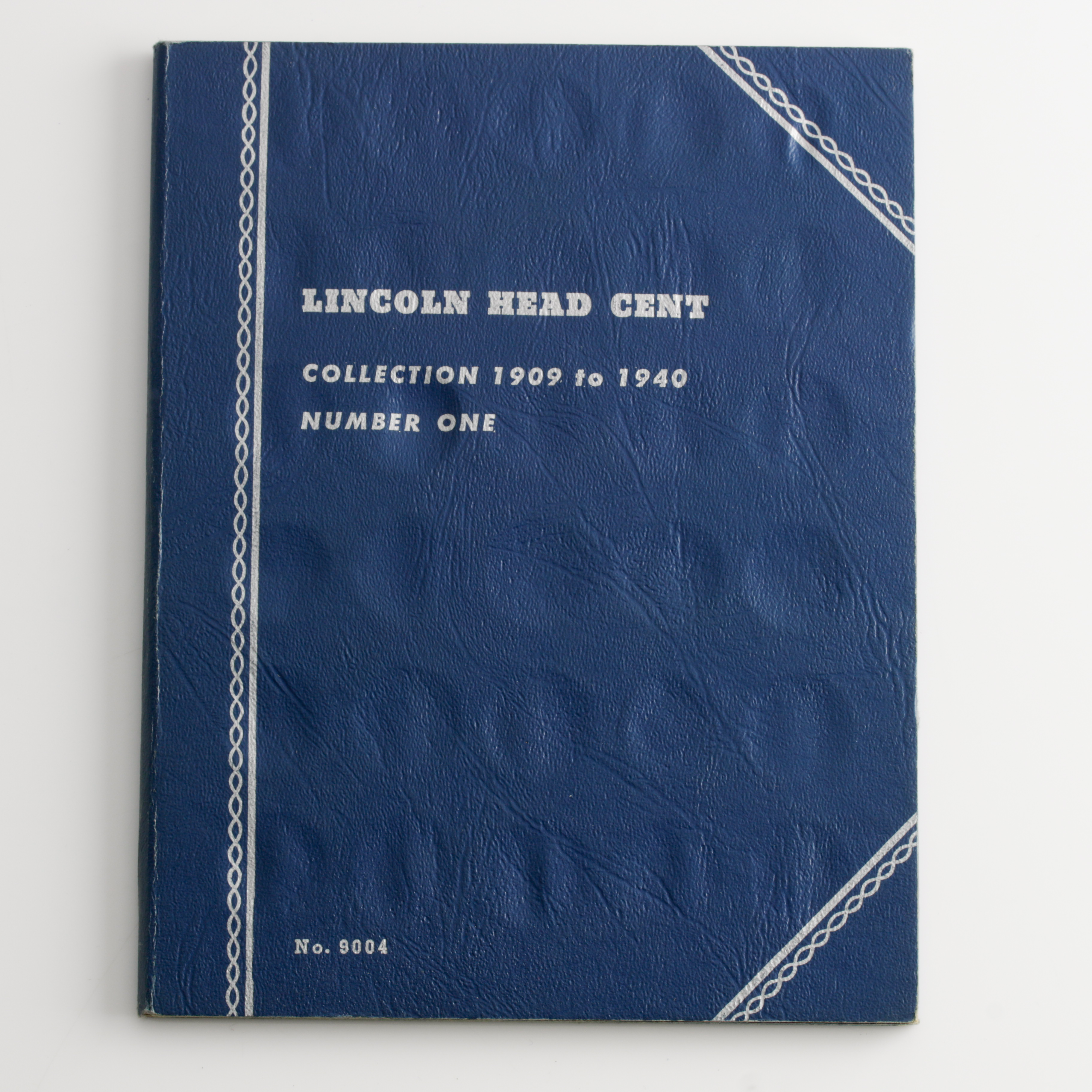 Group of 130 Lincoln Head Cents in Two Whitman Coin Folders Ranging in Age from 1909 to 1968