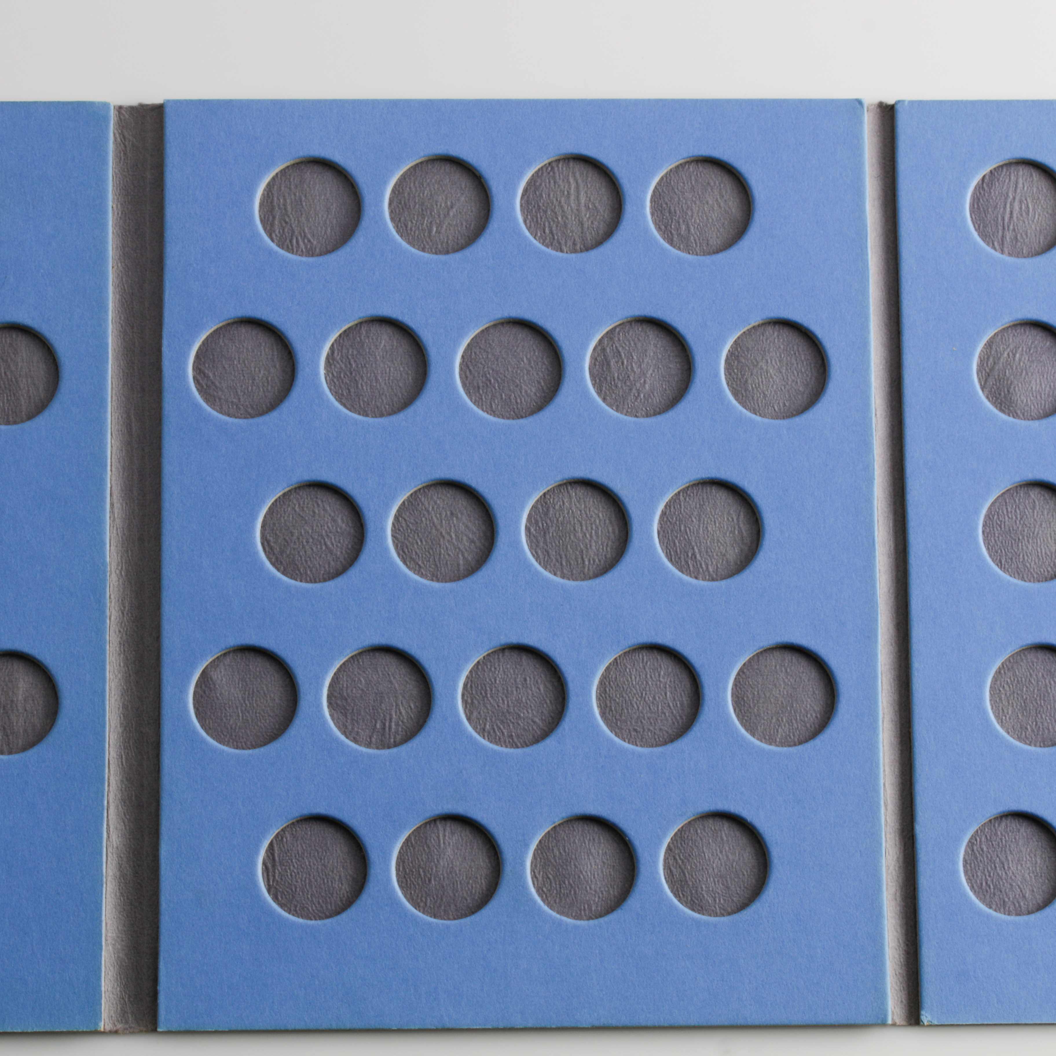 Group of 69 Jefferson Nickels in Two Whitman Coin Folders Ranging in Age from 1938 to 1966