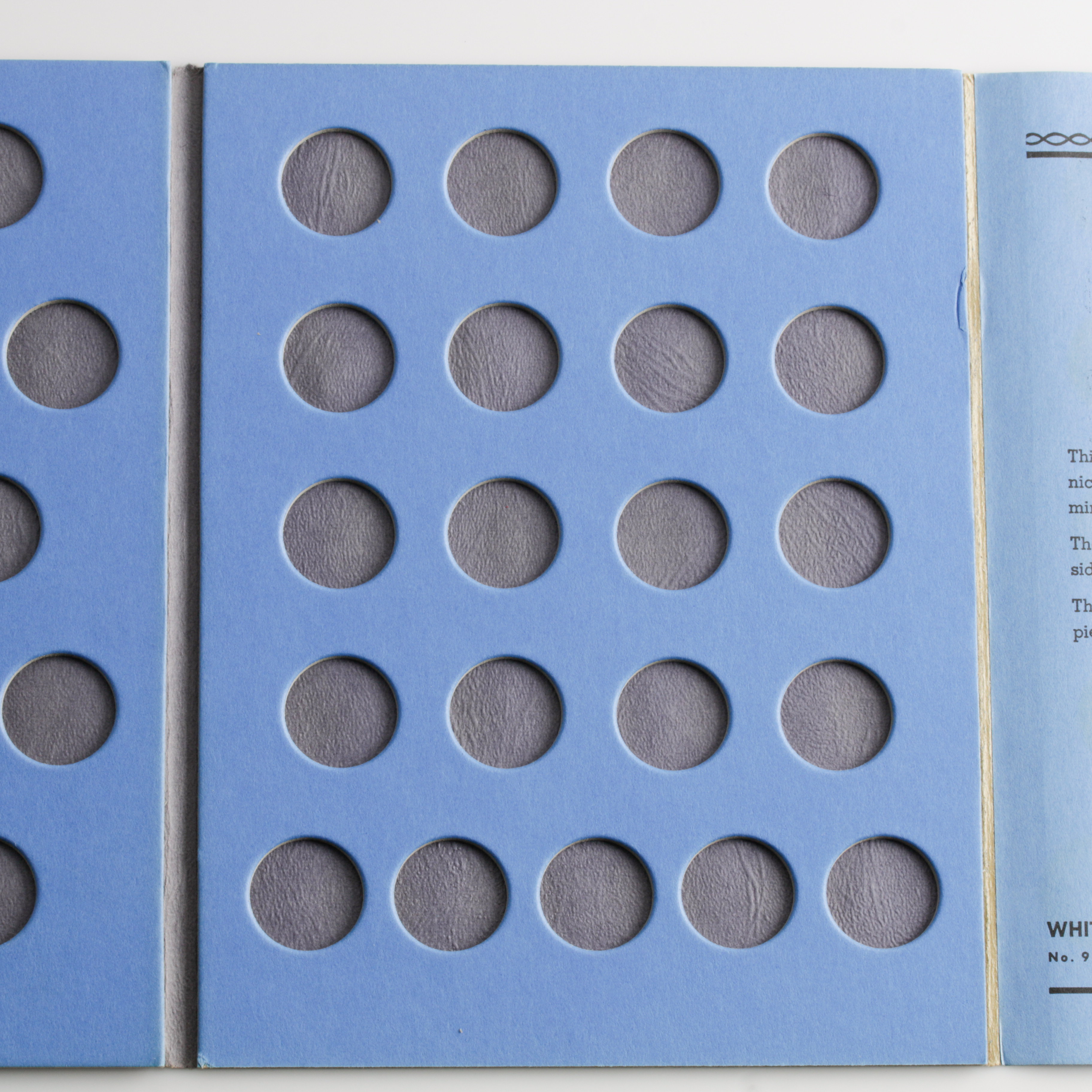 Group of 69 Jefferson Nickels in Two Whitman Coin Folders Ranging in Age from 1938 to 1966