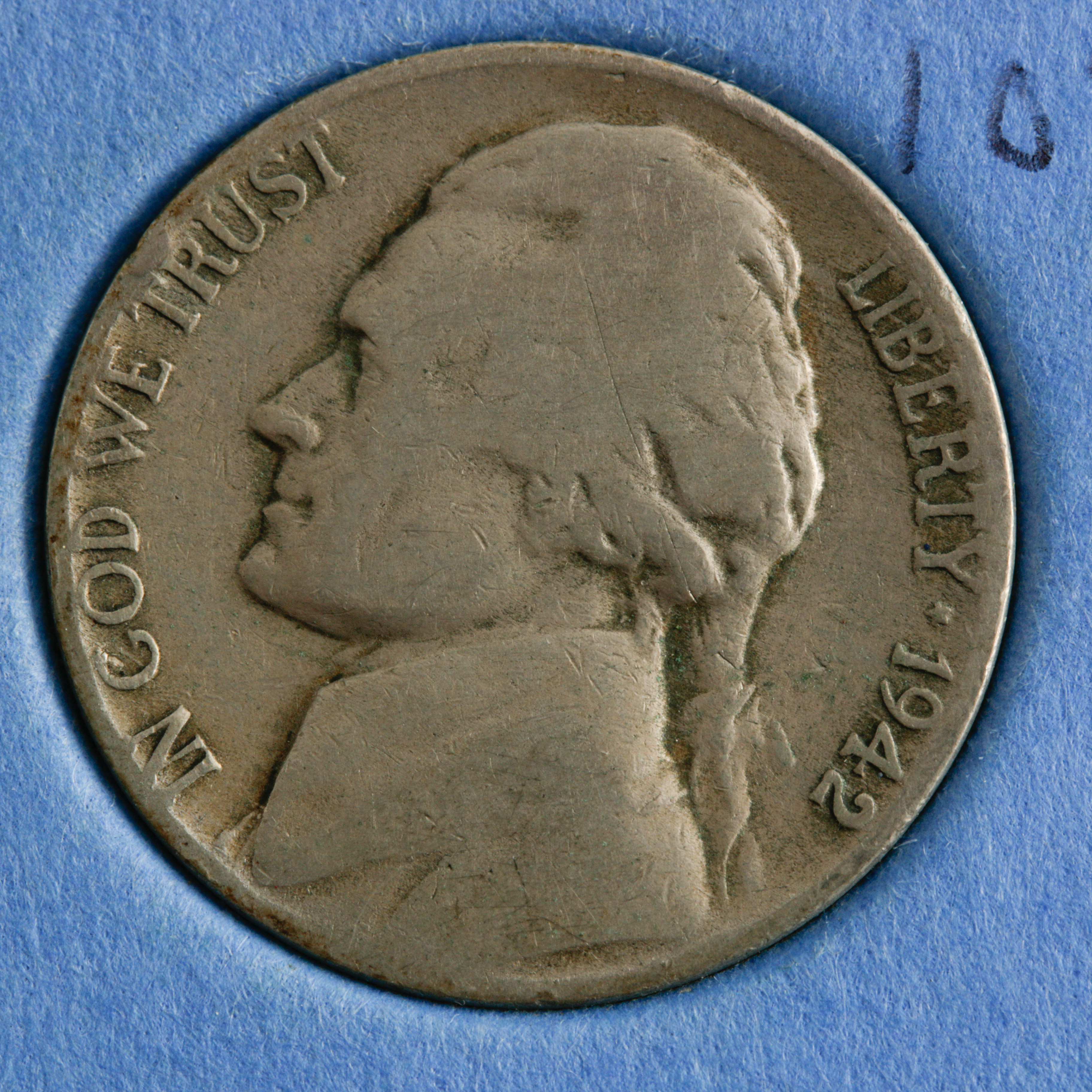 Group of 69 Jefferson Nickels in Two Whitman Coin Folders Ranging in Age from 1938 to 1966