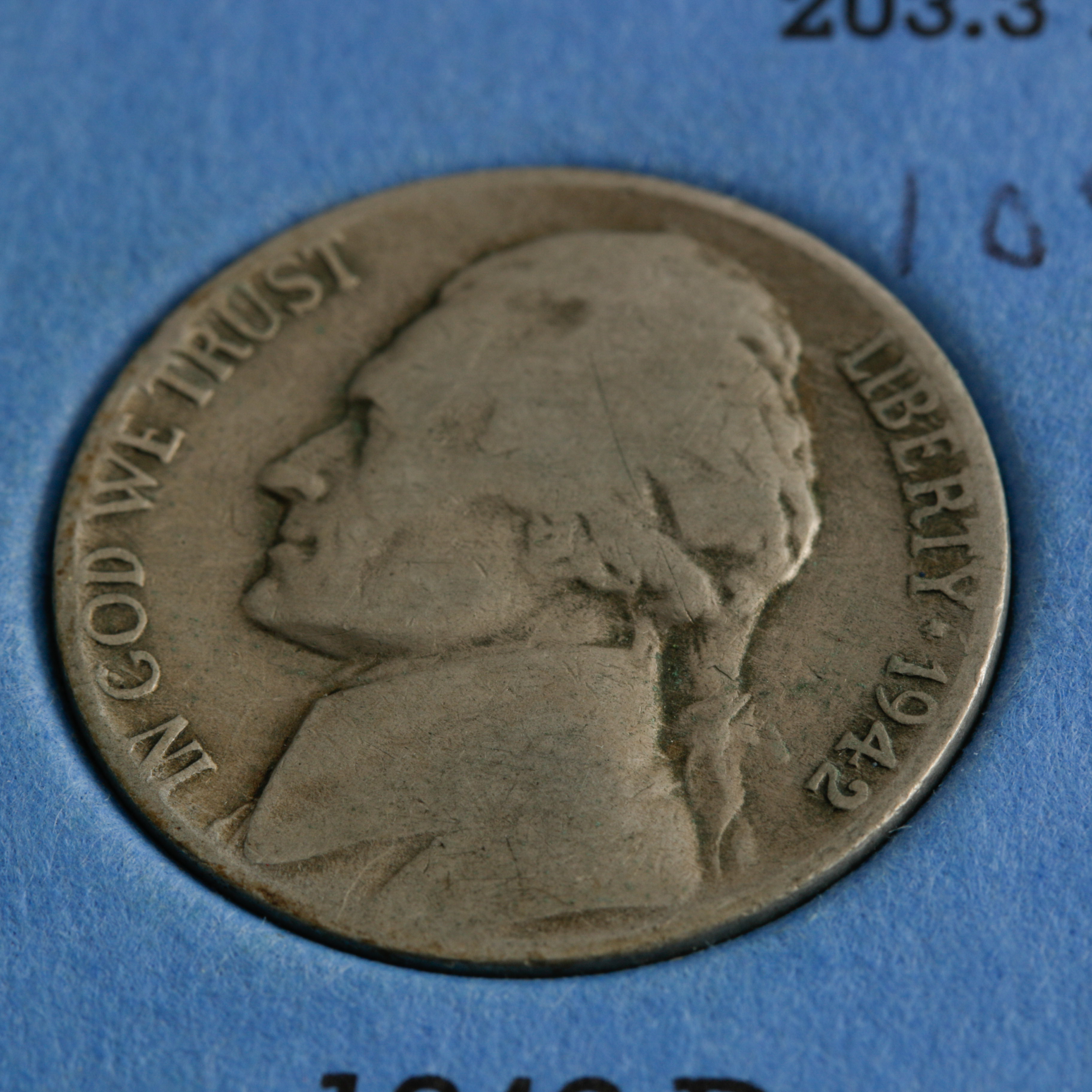 Group of 69 Jefferson Nickels in Two Whitman Coin Folders Ranging in Age from 1938 to 1966