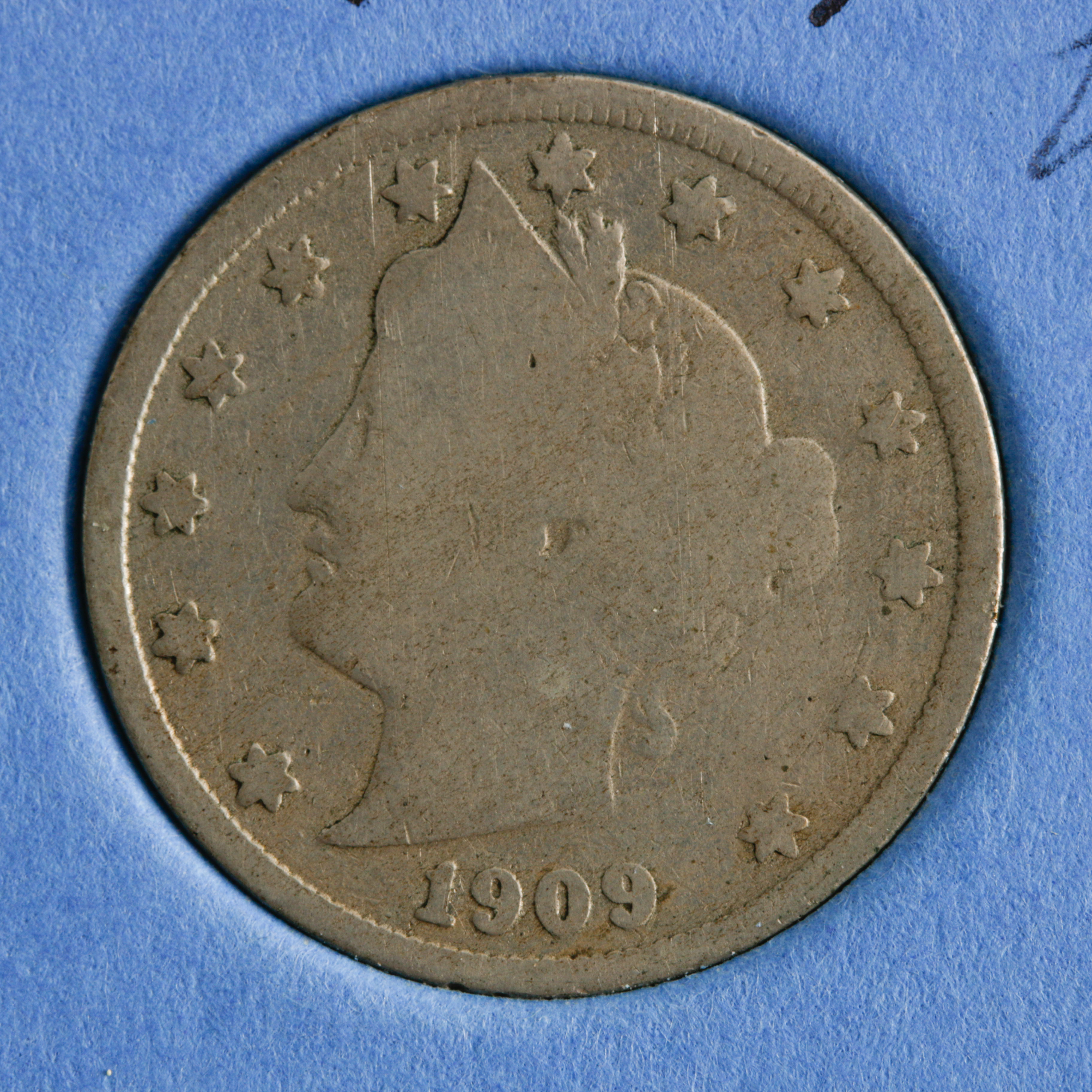 Group of 32 American Nickels in a Whitman Coin Folder Ranging in Age from 1897 to 1938