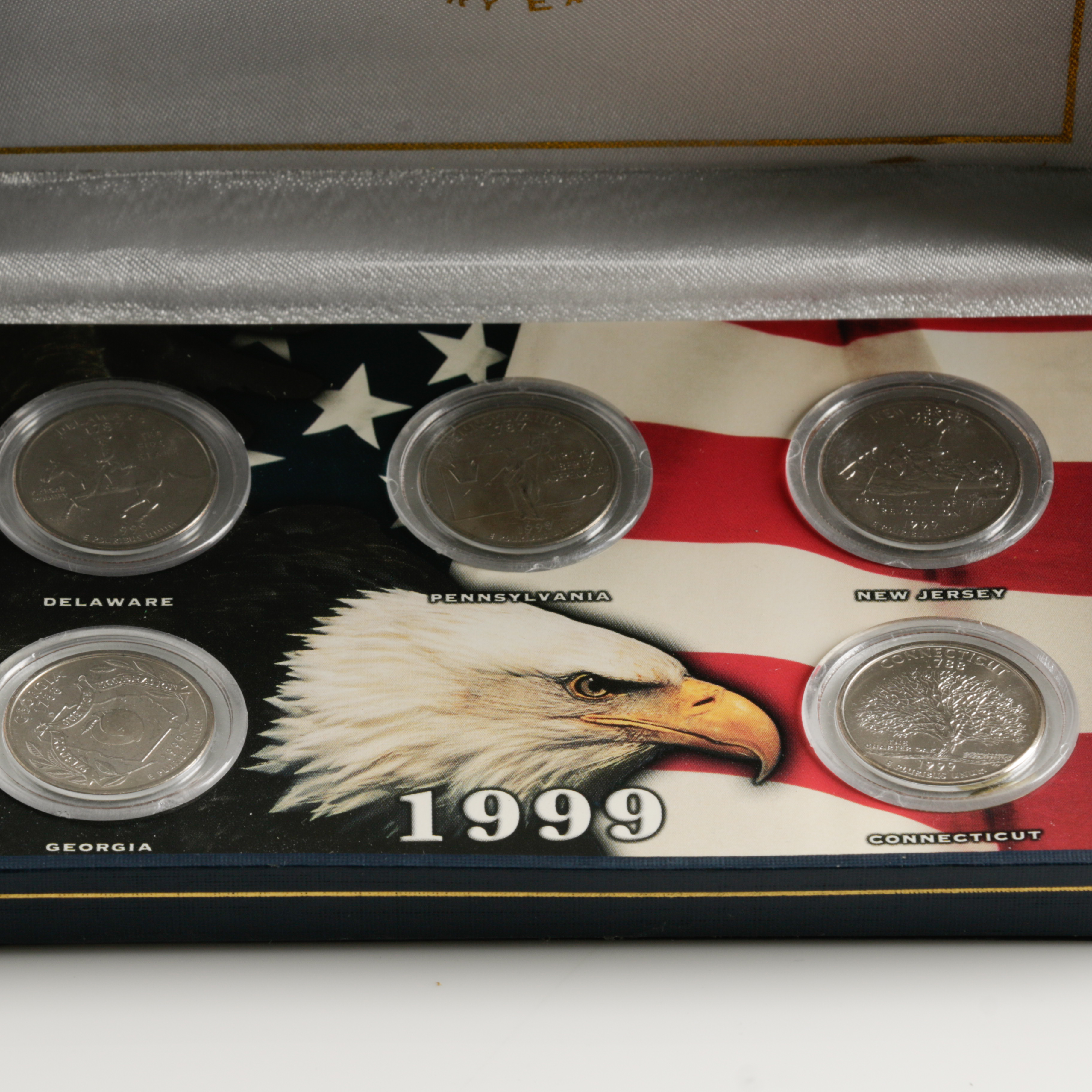 Complete Collection of Fifty U.S. Statehood Quarters