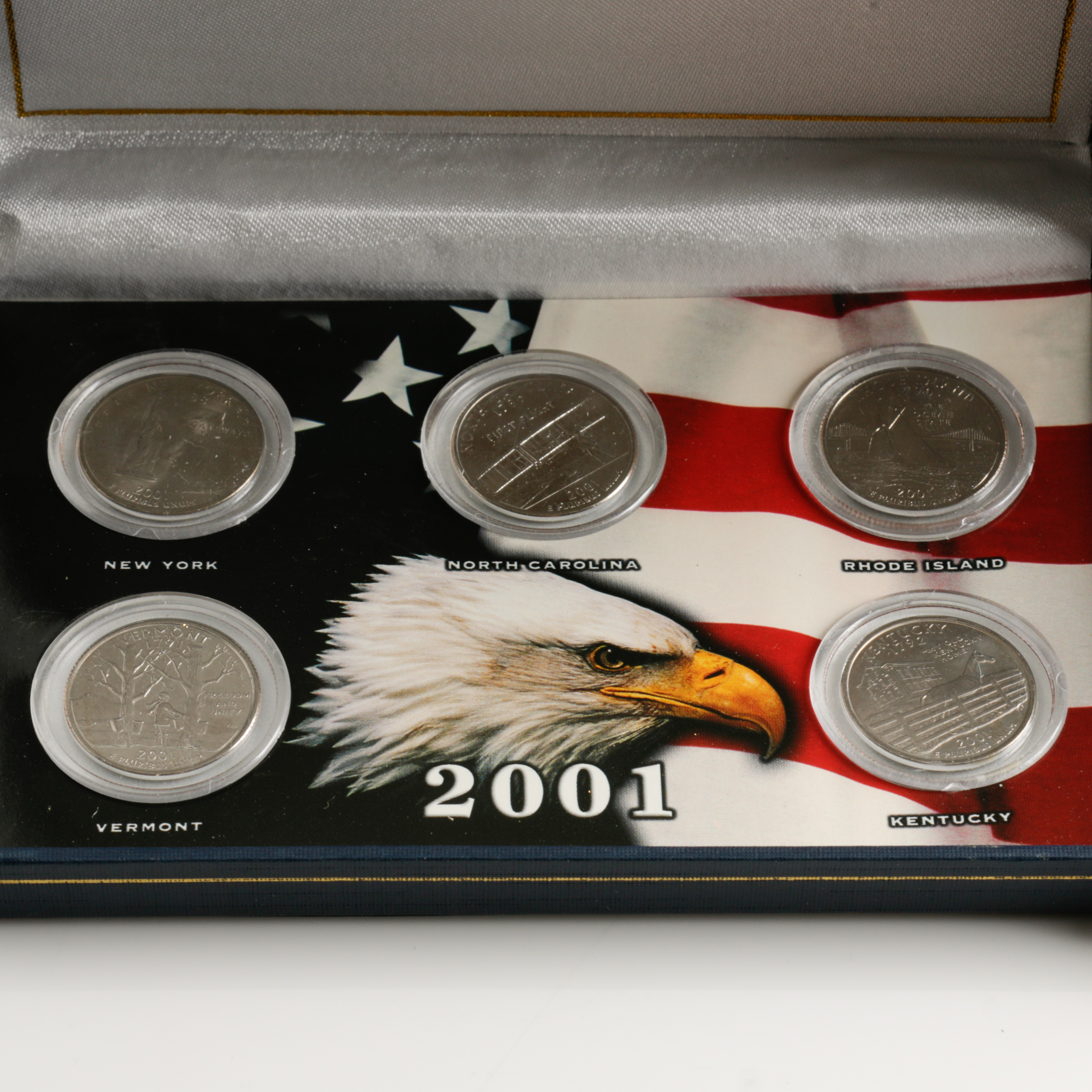 Complete Collection of Fifty U.S. Statehood Quarters