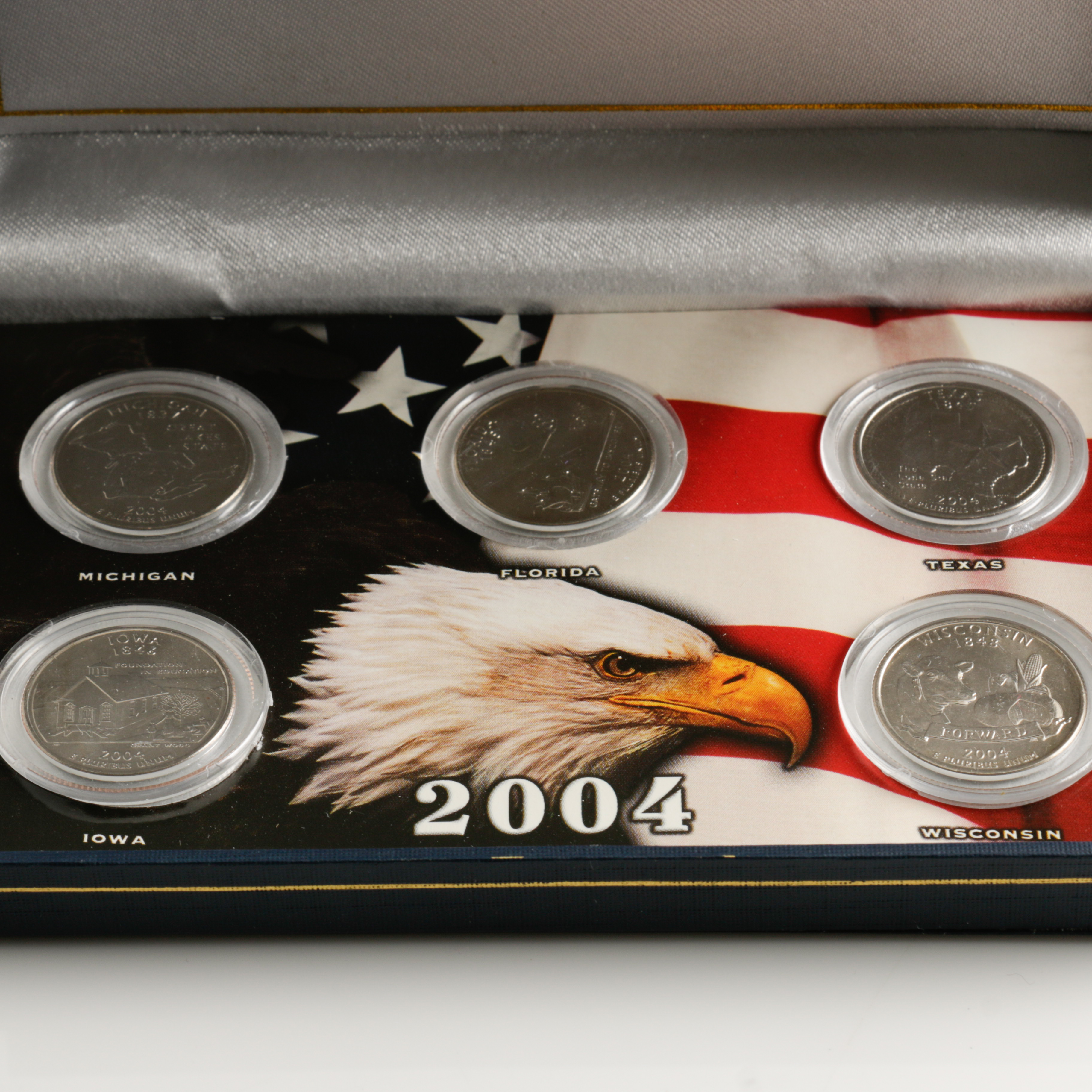 Complete Collection of Fifty U.S. Statehood Quarters