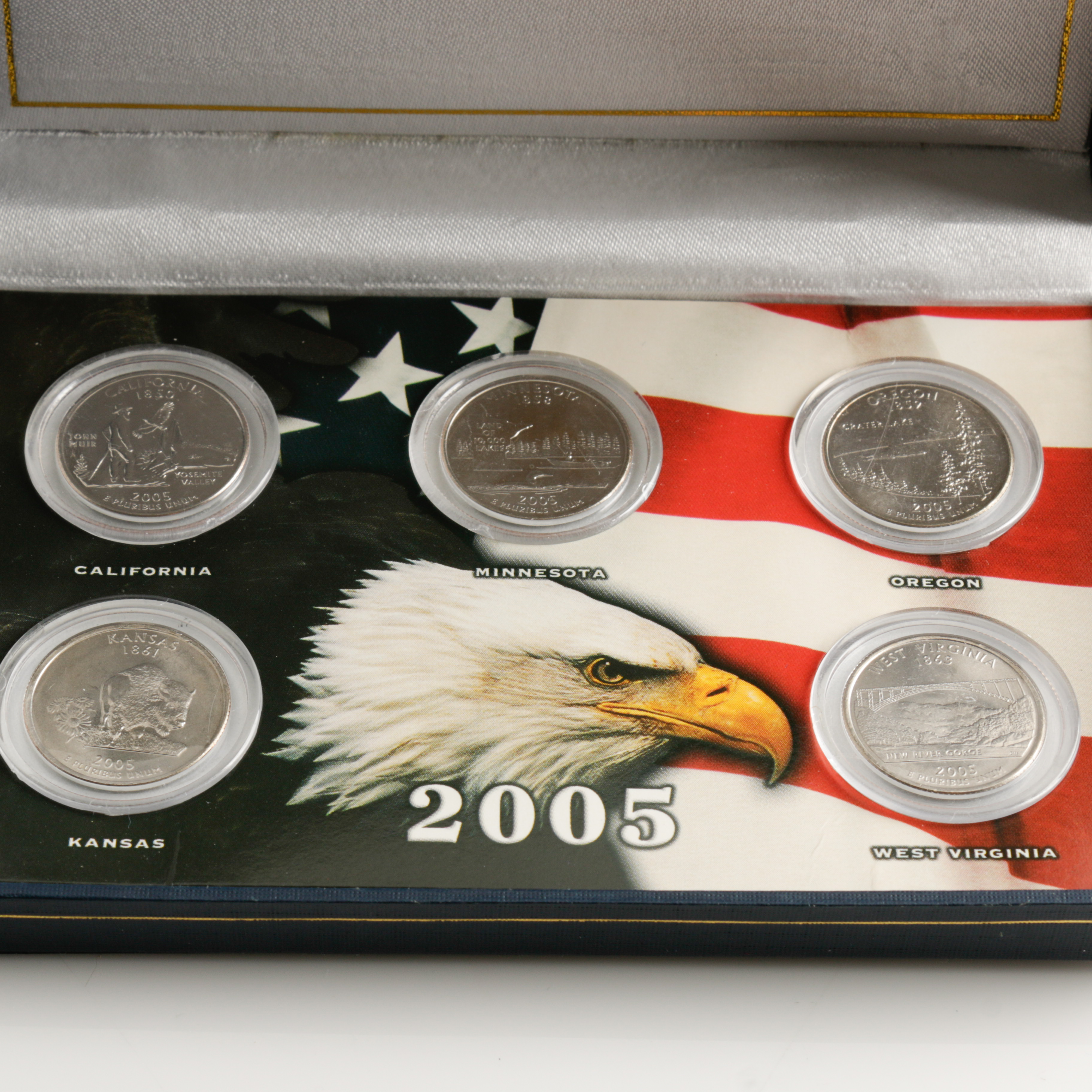Complete Collection of Fifty U.S. Statehood Quarters