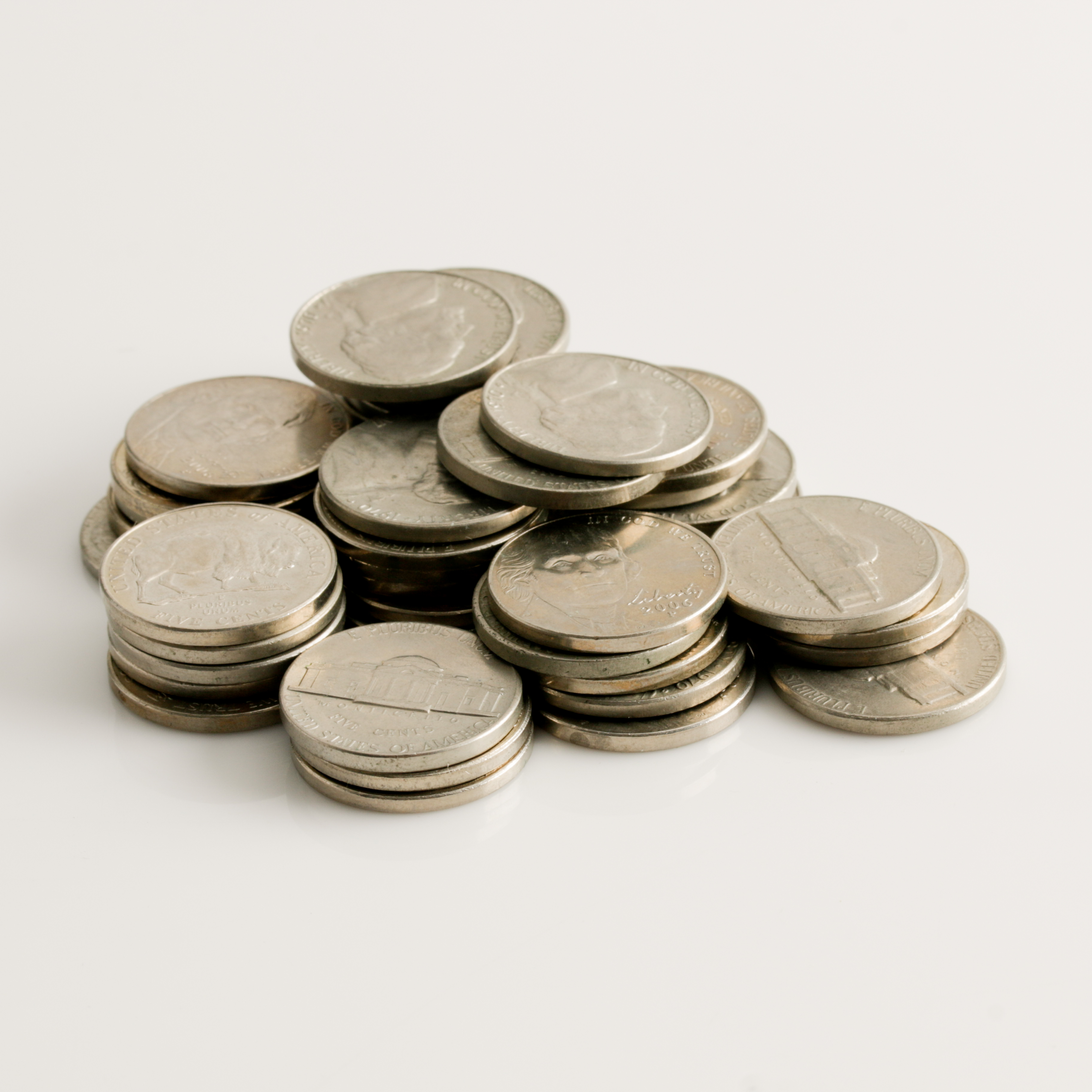 Forty-Three Jefferson Nickels