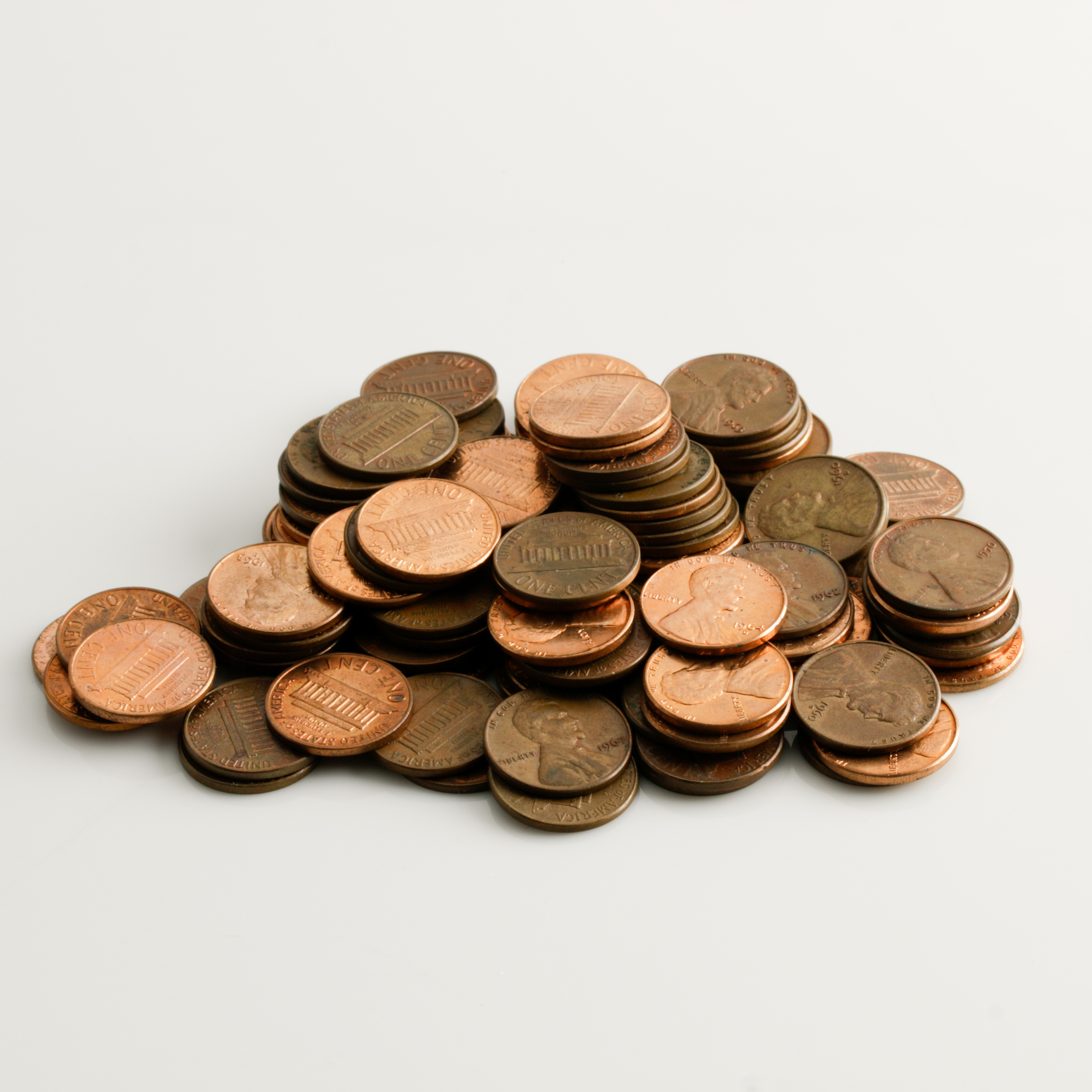 110 Lincoln Memorial Reverse Pennies