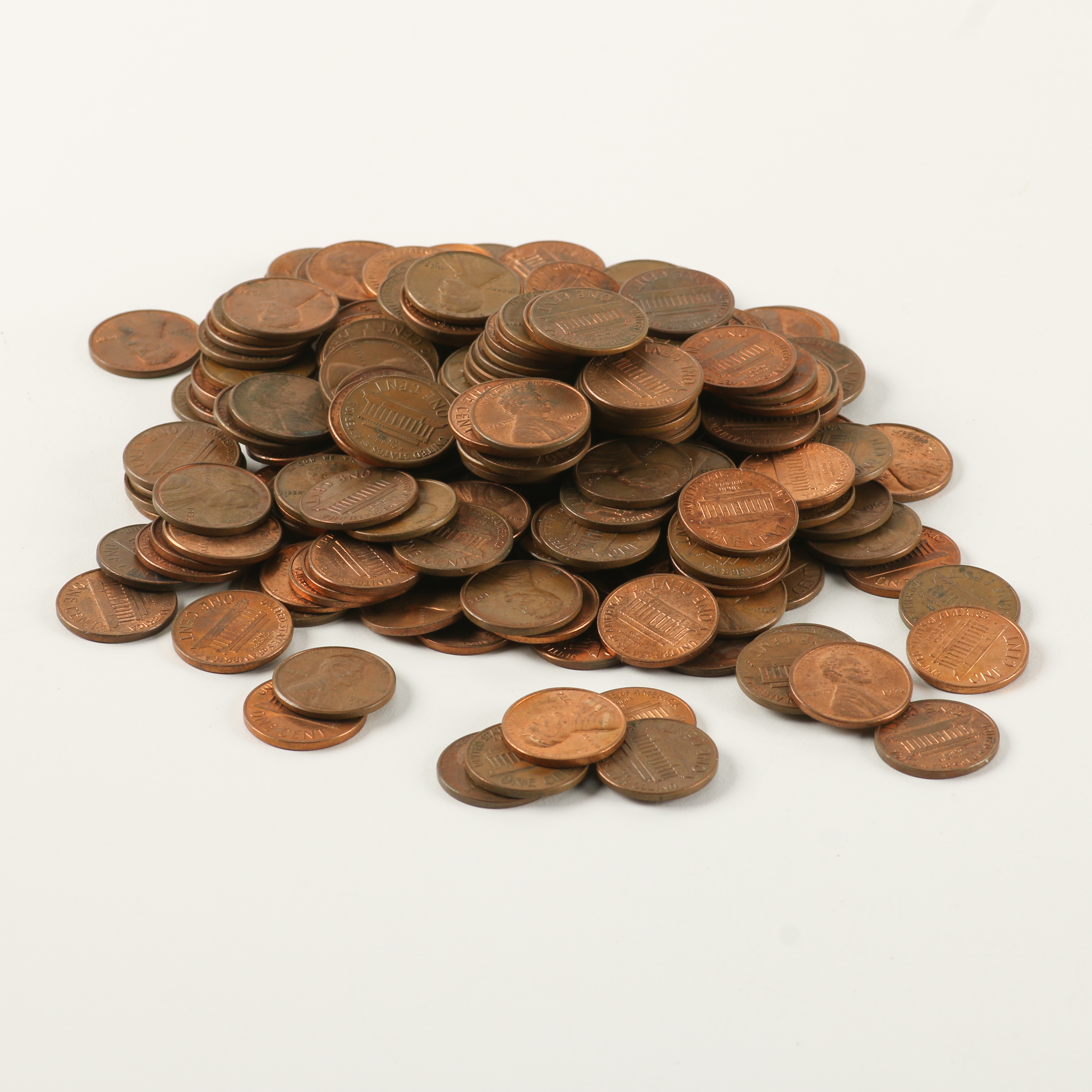 209 Lincoln Memorial Reverse Pennies