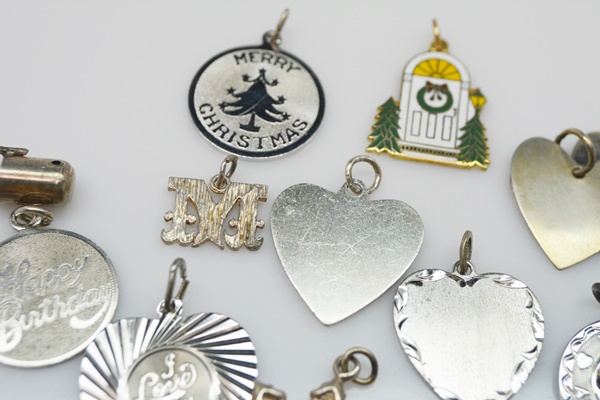Nineteen Sterling Silver Charms