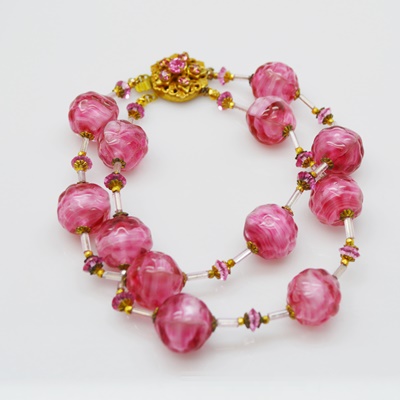 Miriam Haskell Double Strand Bracelet