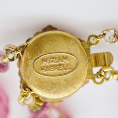 Miriam Haskell Double Strand Bracelet