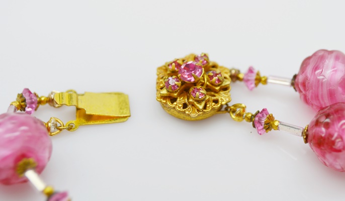 Miriam Haskell Double Strand Bracelet