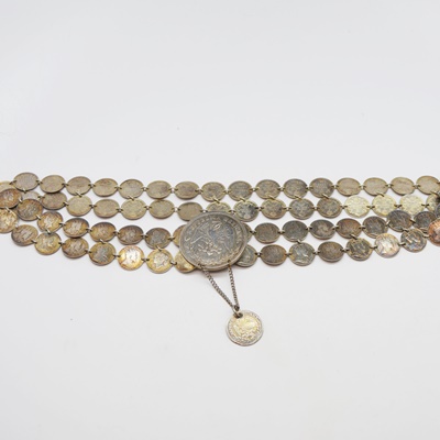 Sterling Silver Coin Belt