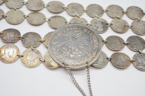 Sterling Silver Coin Belt