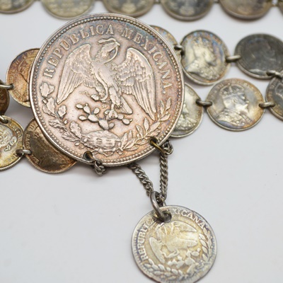 Sterling Silver Coin Belt