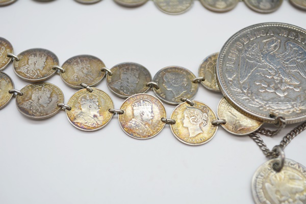 Sterling Silver Coin Belt