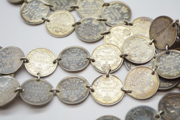 Sterling Silver Coin Belt