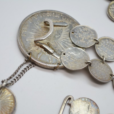 Sterling Silver Coin Belt