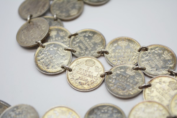 Sterling Silver Coin Belt