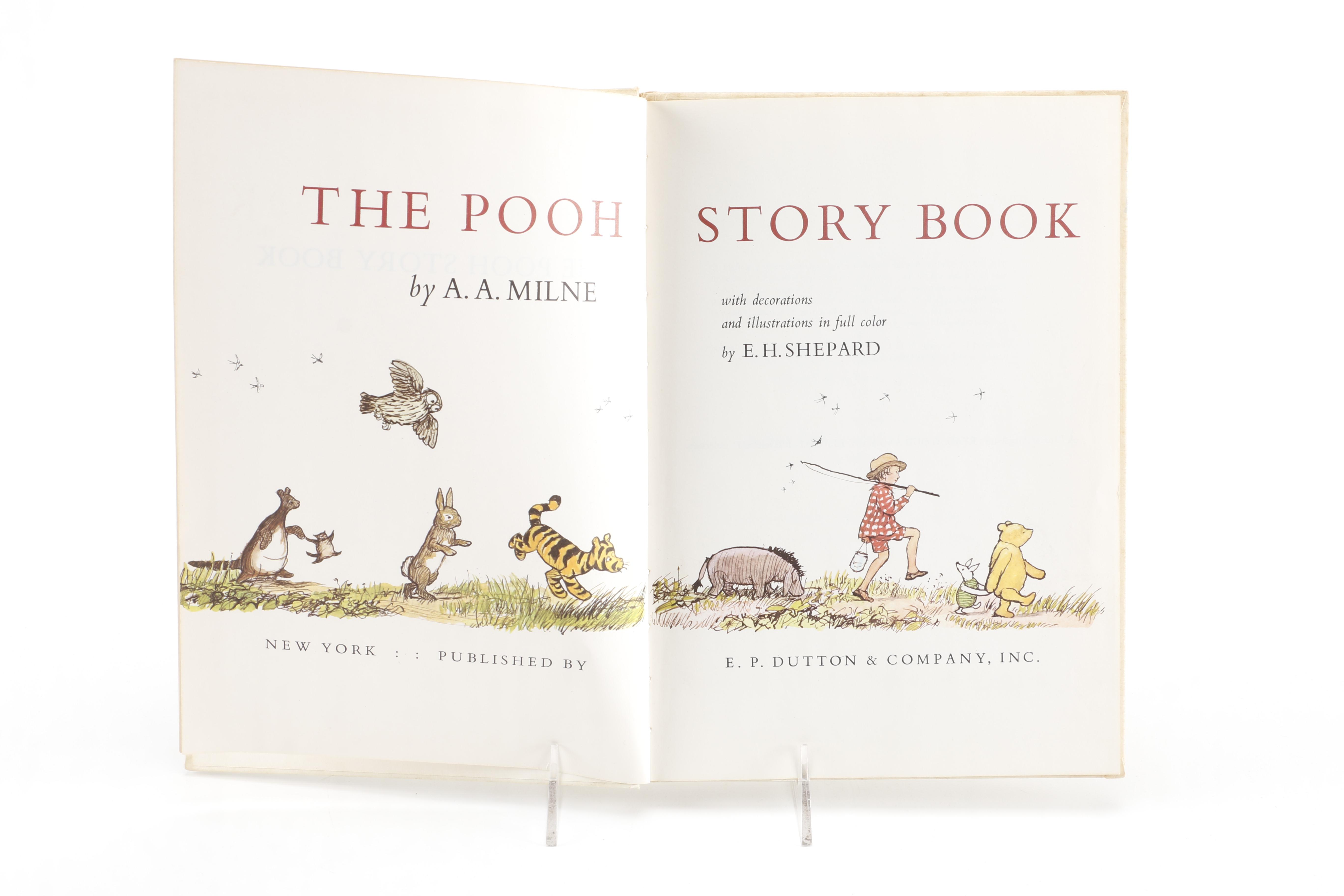 1961 "Winnie-the-Pooh" and 1965 "The Pooh Story Book" by A. A. Milne
