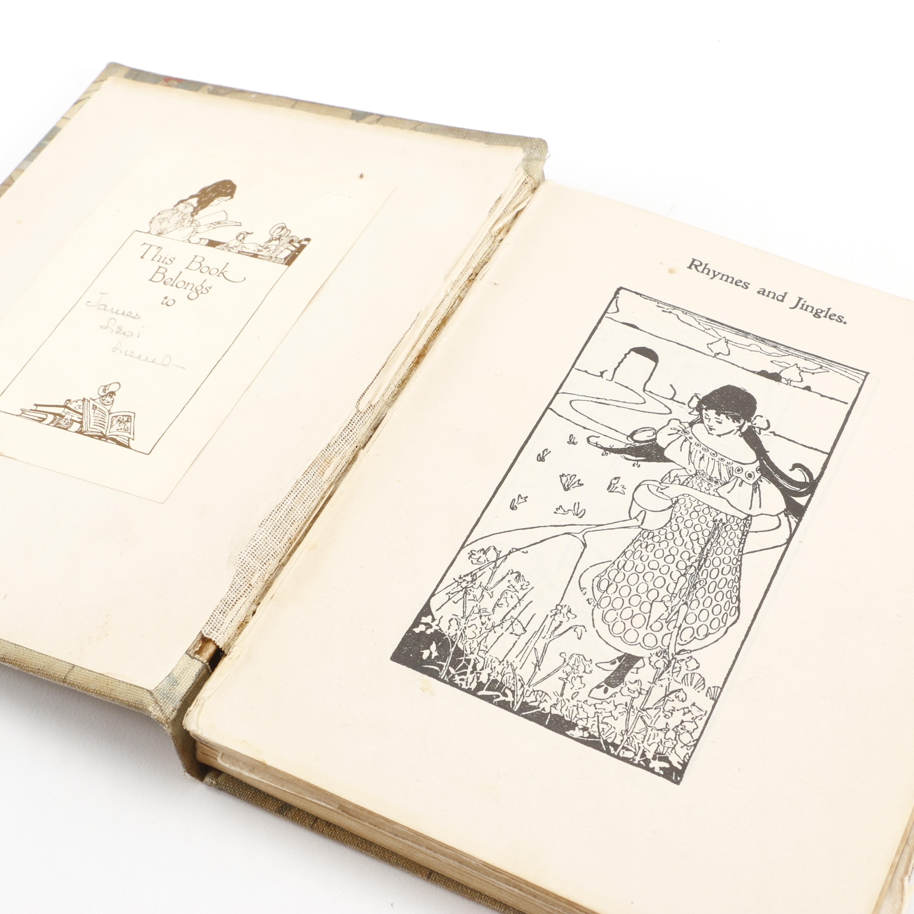 Circa 1896 "Mother Goose's Rhymes, Jingles, and Fairy Tales"
