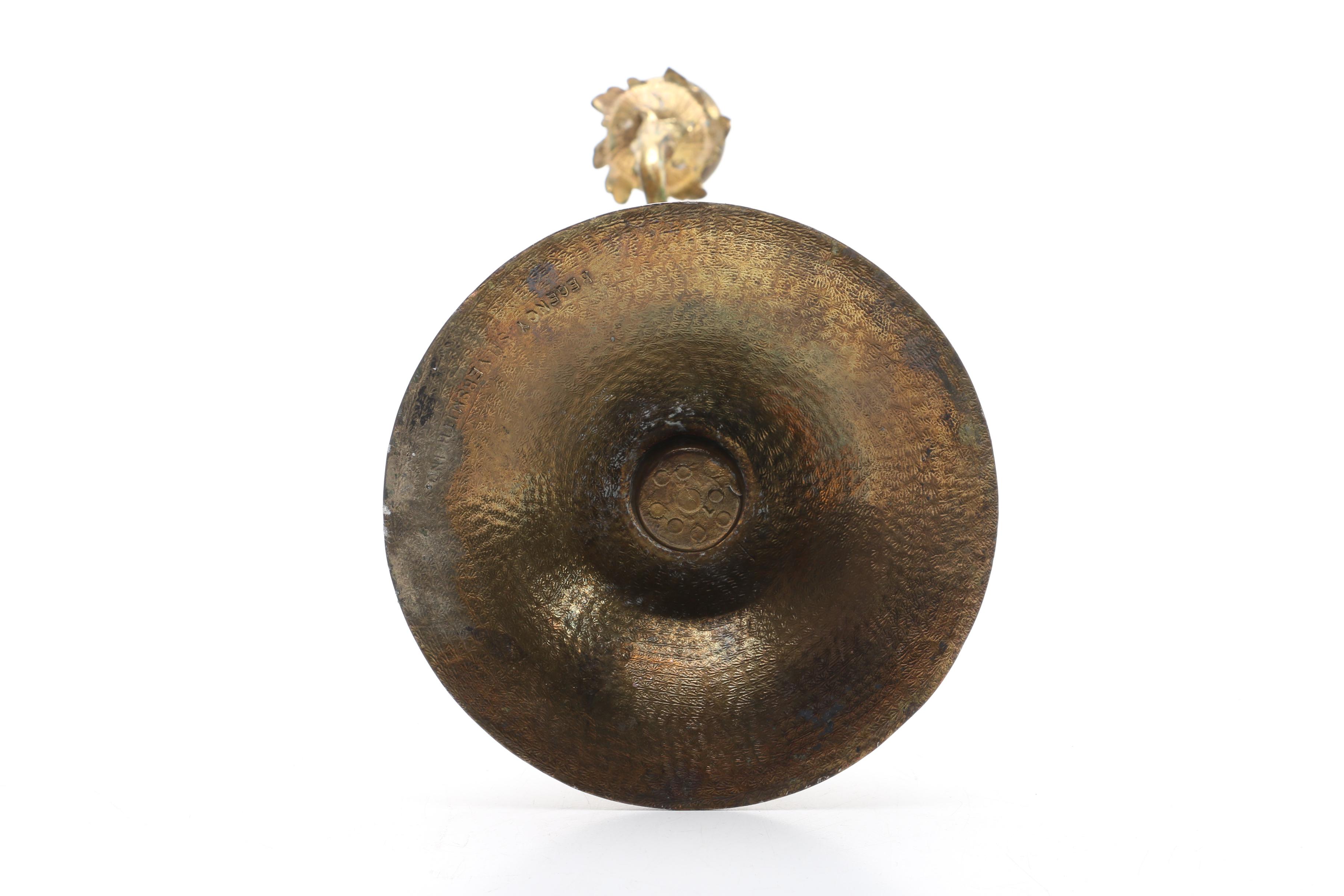 Brass and Glass Candelabra