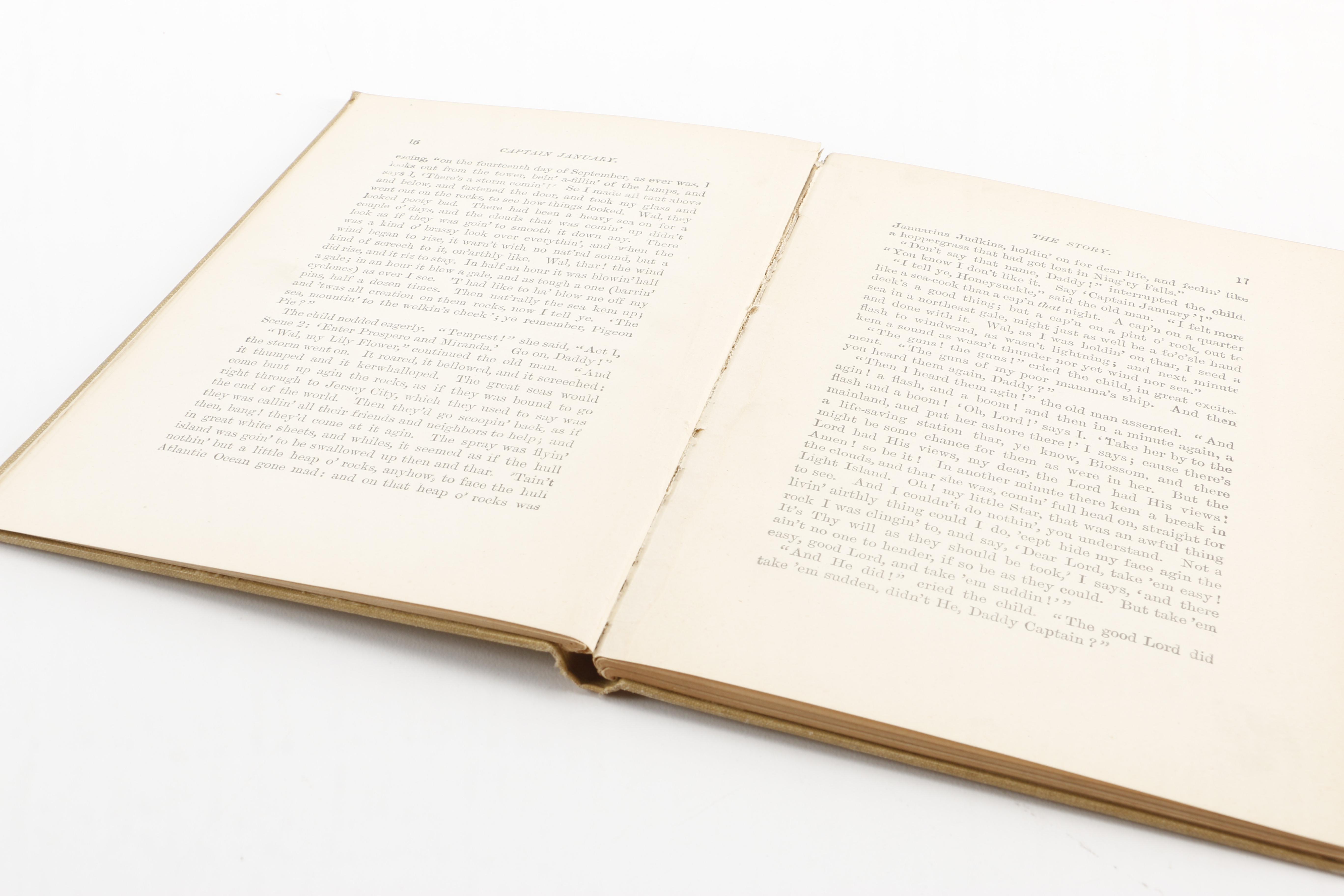 1892 "Captain January" by Laura E. Richards